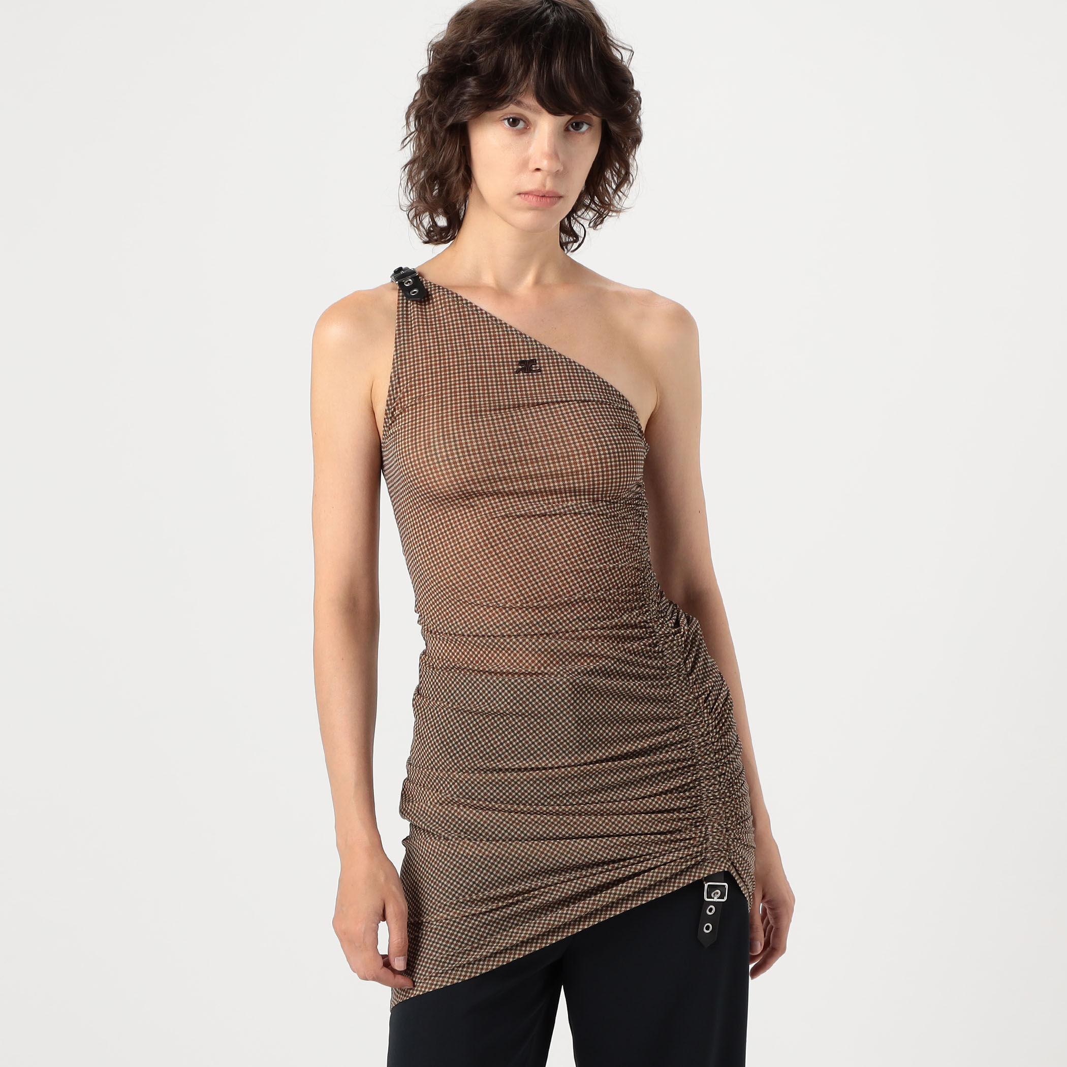 Courreges Long Sleeved Semi-Sheer 2ND SKIN Top women