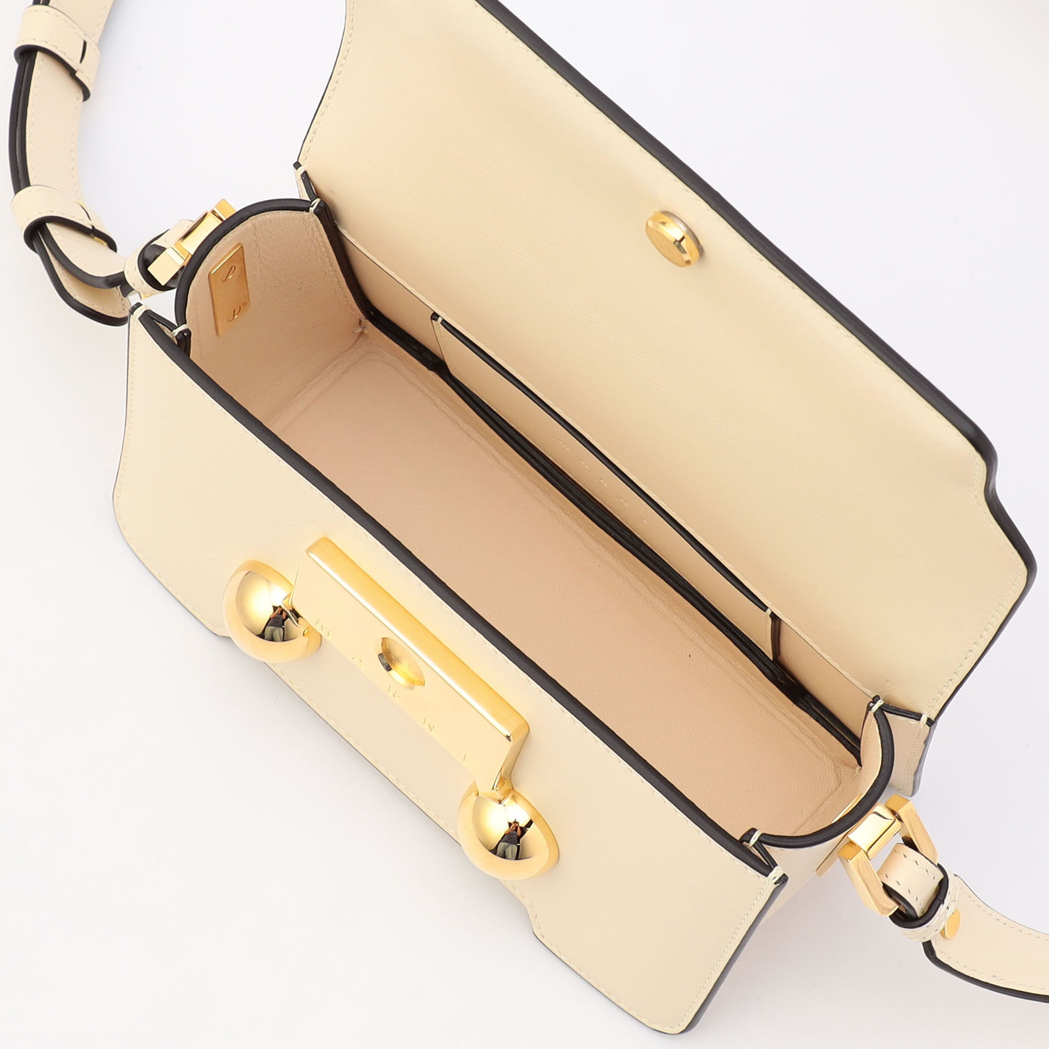 マルニ ミニ トランク ショルダーバッグ ポシェット イタリア製 ベージュ 黄 MARNI MINI TRUNKAROO ショルダーバッグ｜トゥモローランド 公式サイト