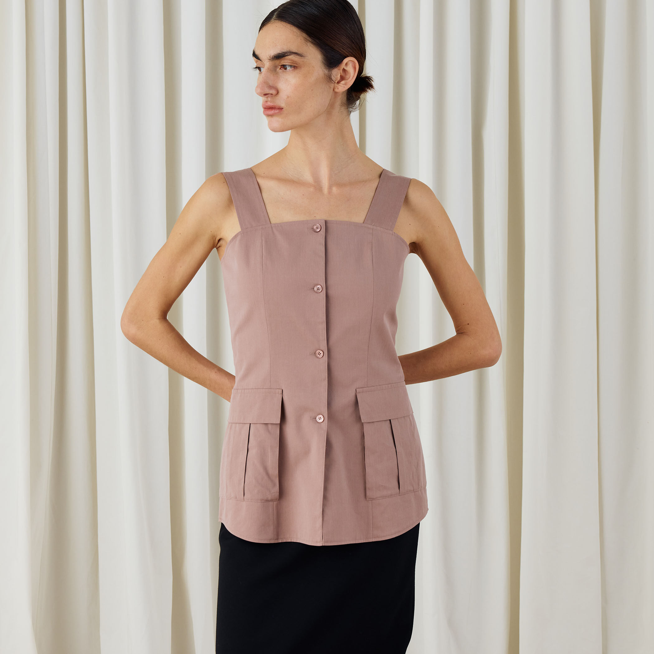 【DES PRES】コットンストレッチポプリン レイヤードシャツ DES PRES】コットンストレッチポプリン レイヤードシャツ - メルカリ