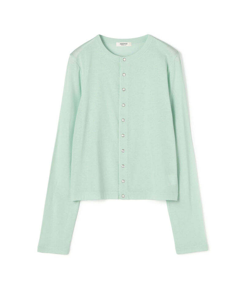 【WEB先行予約】ハイゲージジャージー クルーネックカーディガン