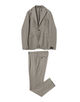 【別注】TAGLIATORE ウールサキソニーハウンドトゥース シングルブレステッド2Bスーツ