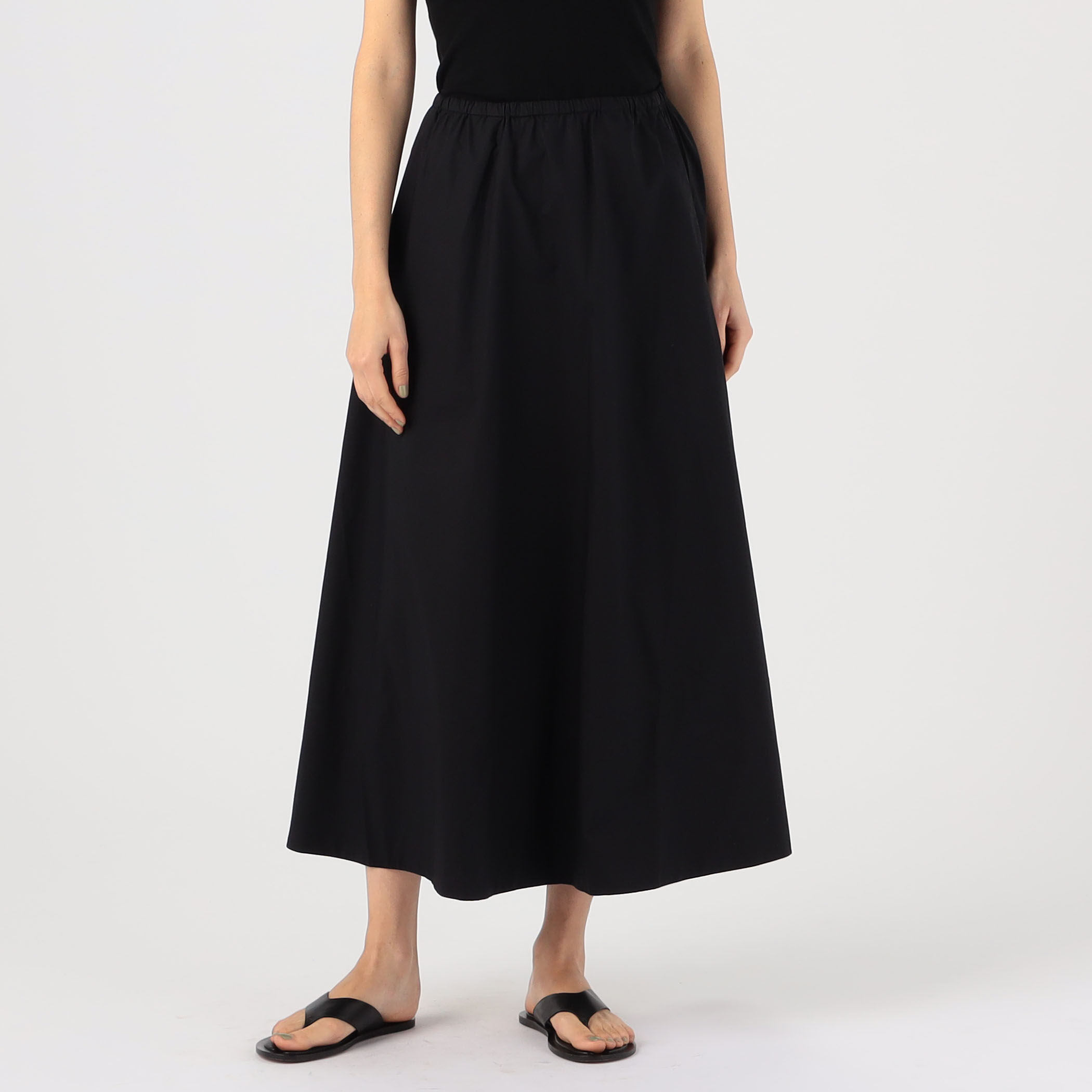 【通販国産】新品BY MALENE BIRGER 紺色 ロングスカート スカート