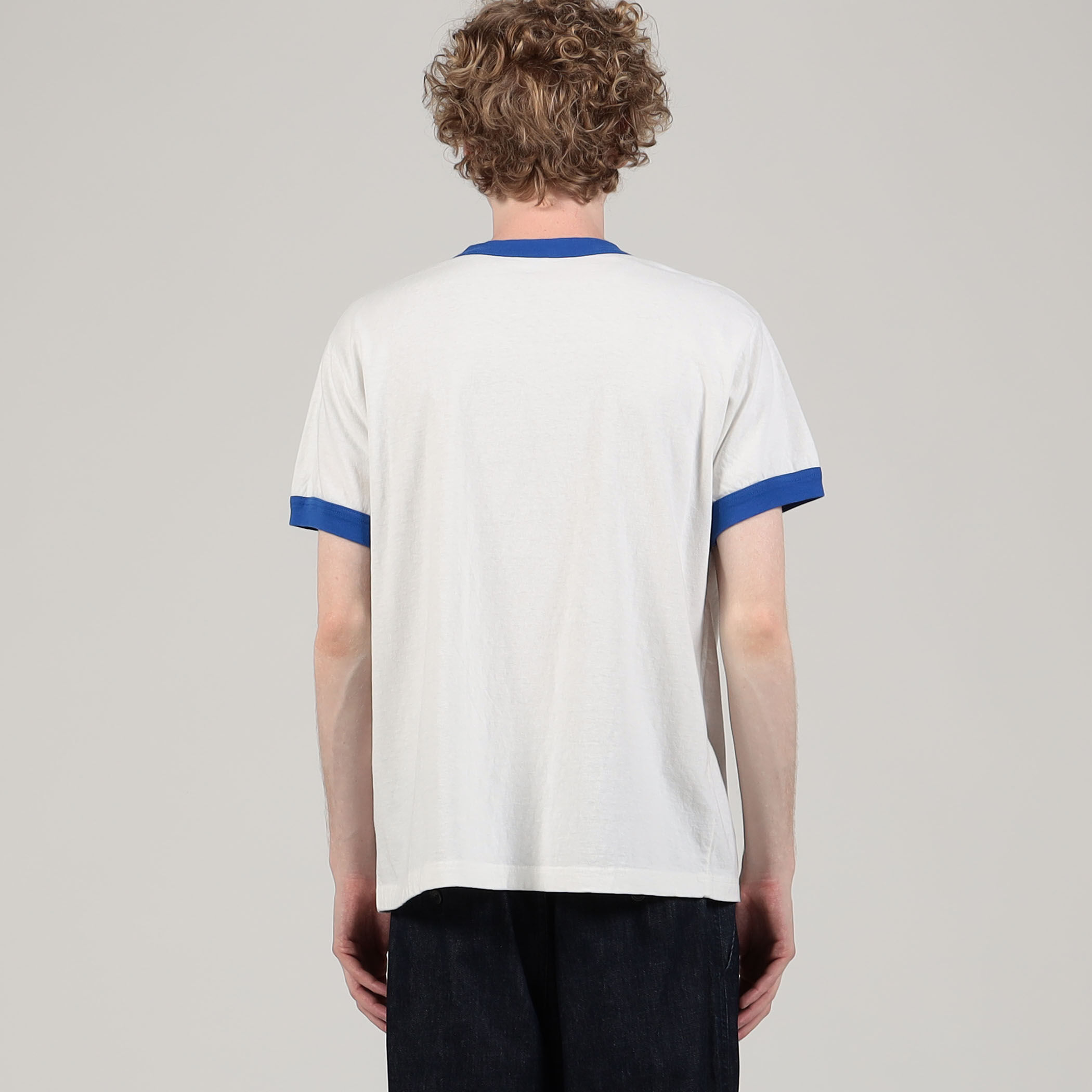 スーパーAマーケット　別注　フィルメランジェ　Tシャツ　4 2025ss 別注】FilMelange×SUPER A MARKET リンガーTシャツ