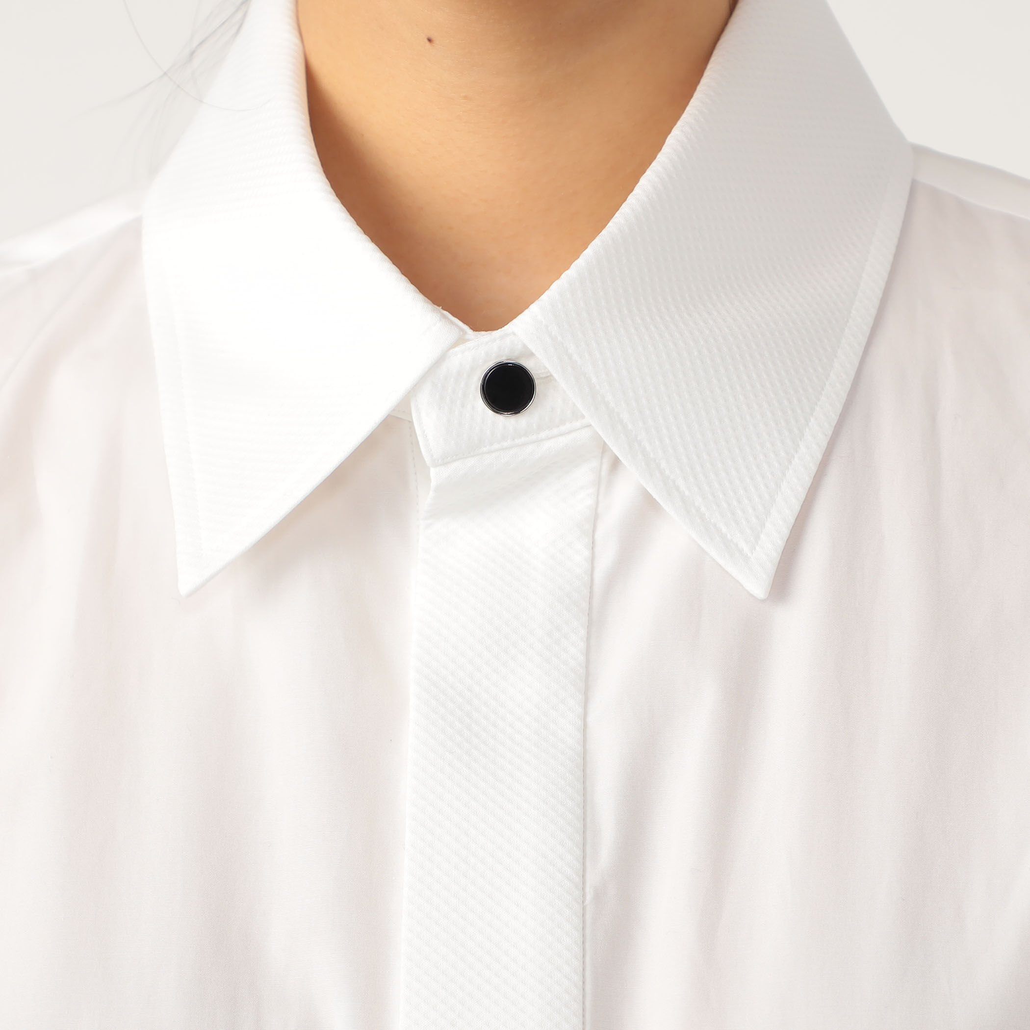 THOMASピケコンビ ドロップショルダーシャツ｜トゥモローランド 公式通販