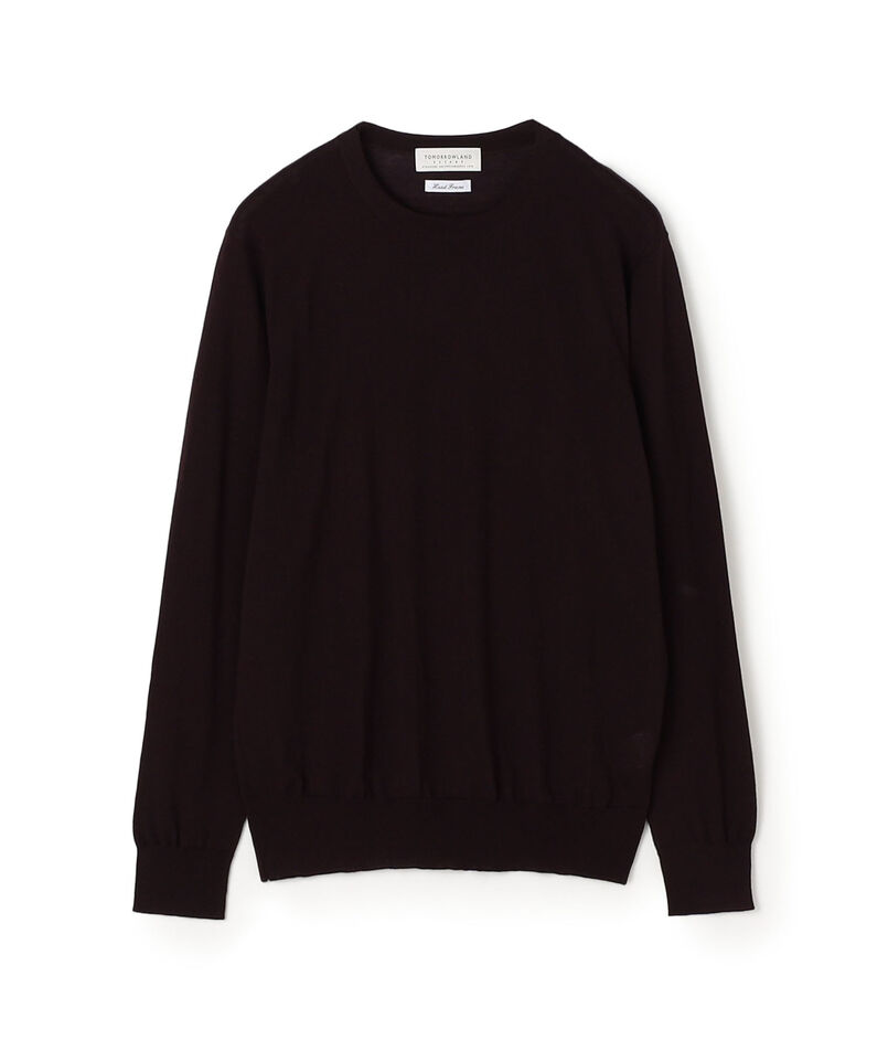 TOMORROWLAND tricot スーパーファインメリノウール クルーネックニット S-WOOL