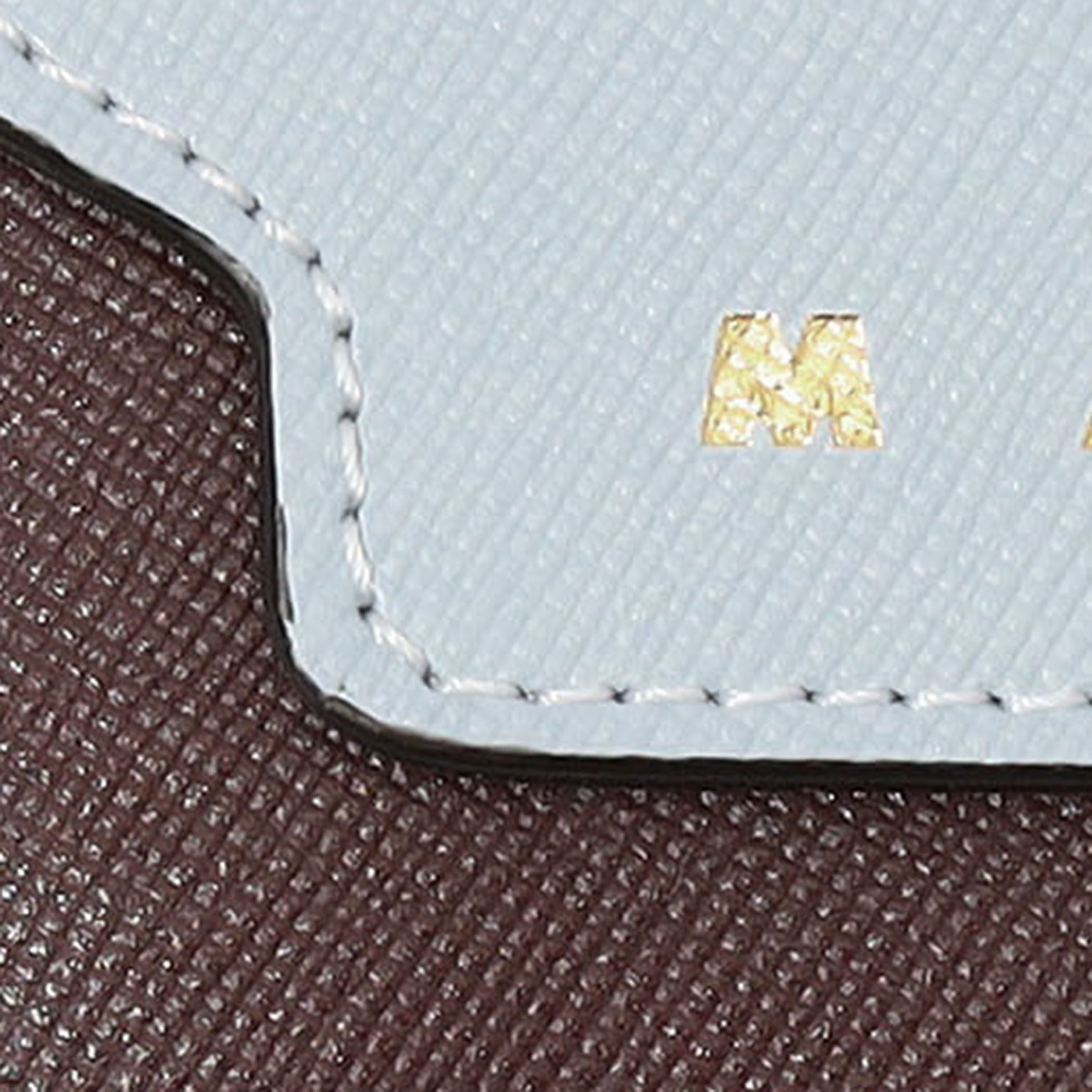 MARNI TRIFOLD BIG LOGO サフィアーノレザー製三つ折りウォレット