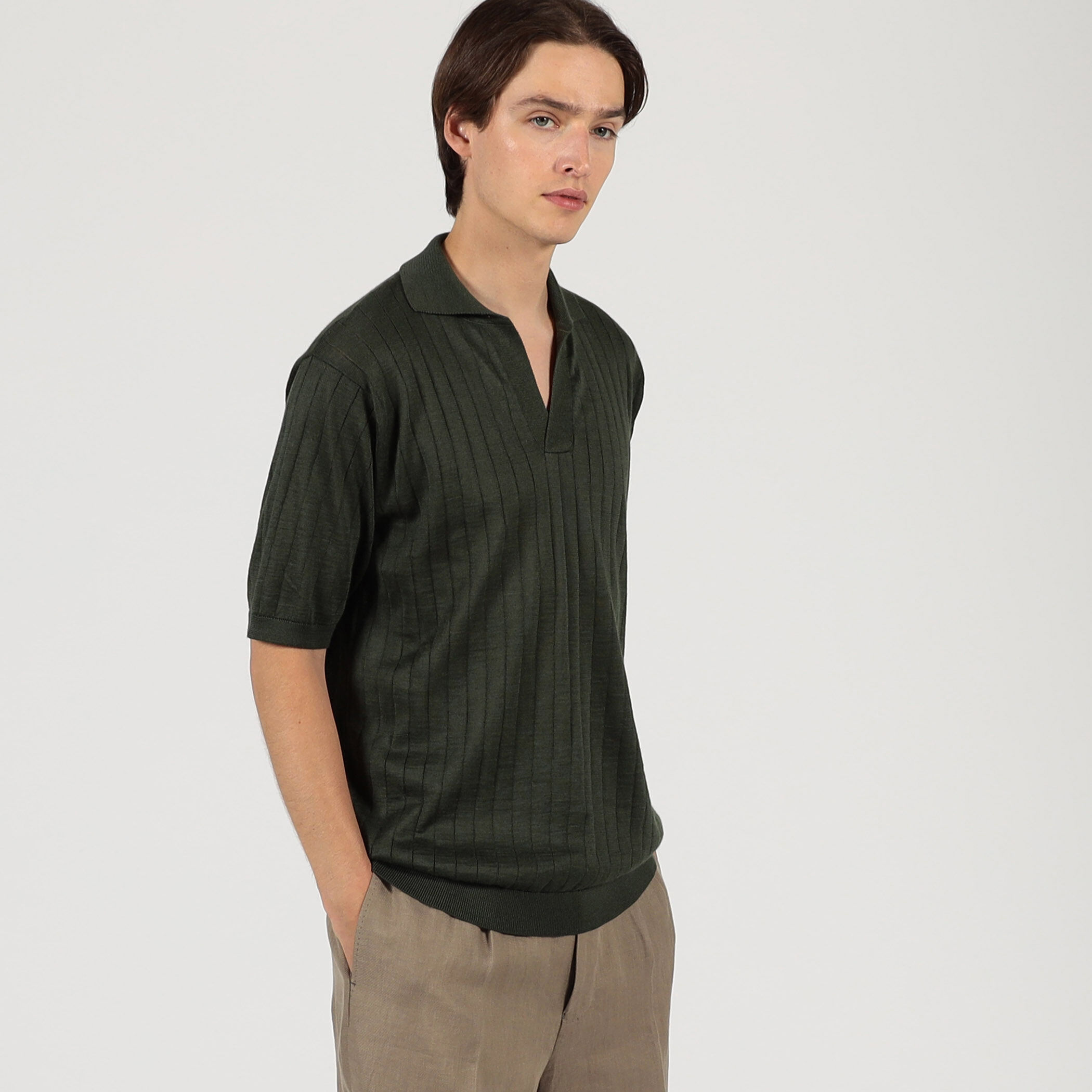 □ラミー ハーフスリーブ プルオーバーニット｜トゥモローランド 公式通販