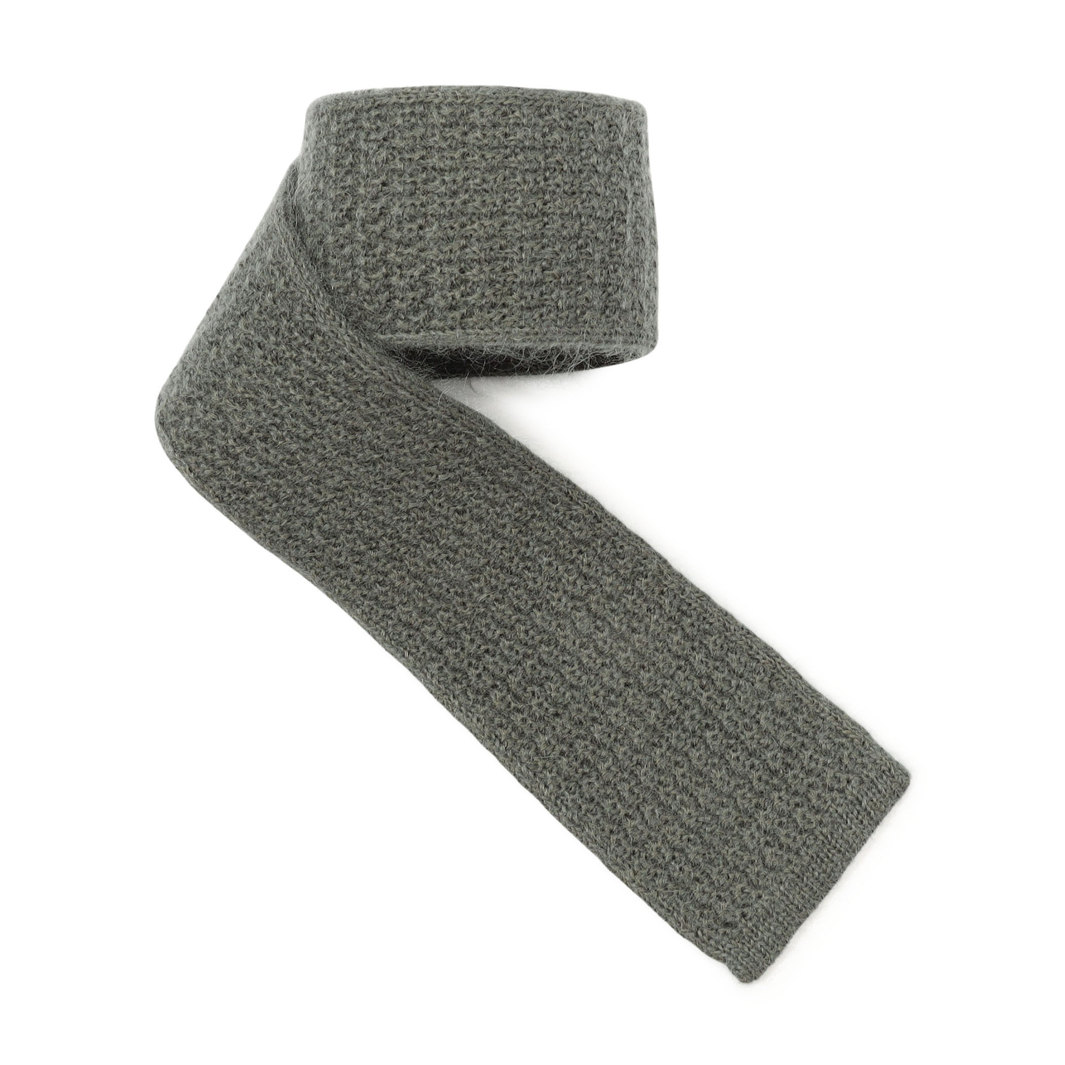 TOMORROWLAND MADE IN ITALY モヘア ナイロン ウール ニットタイ