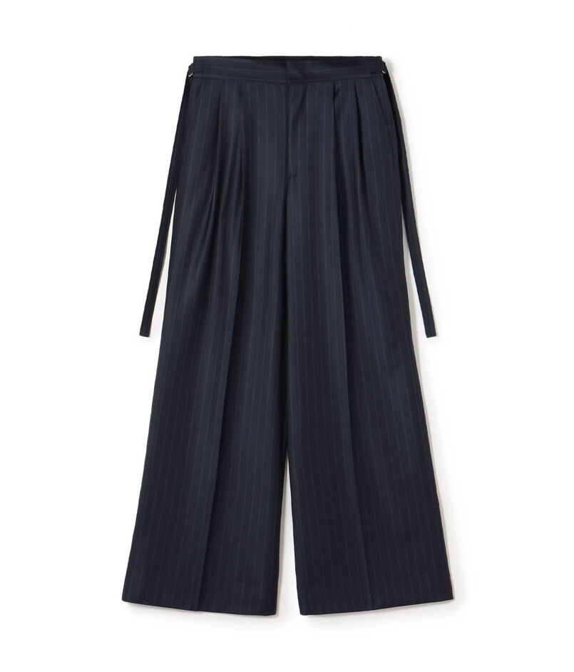 CANONICOウーステッドウール 2タックワイドパンツ