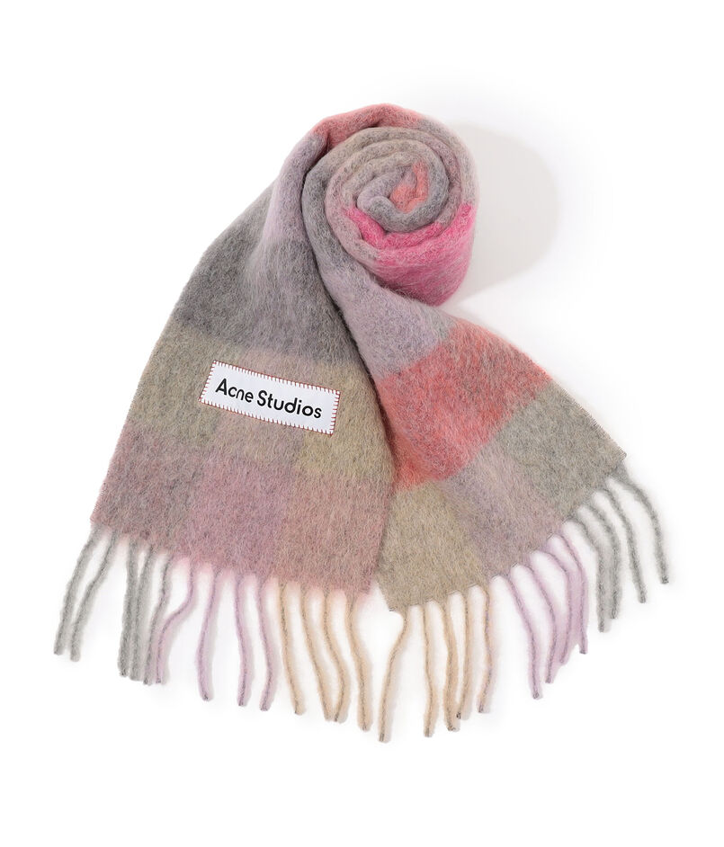Acne Studios モヘヤチェックスカーフ
