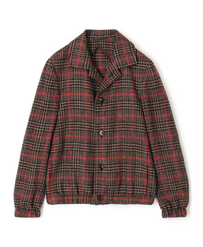 Belvest ウール チェックブルゾン