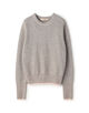 ラメウール ベーシックプルオーバーニット
