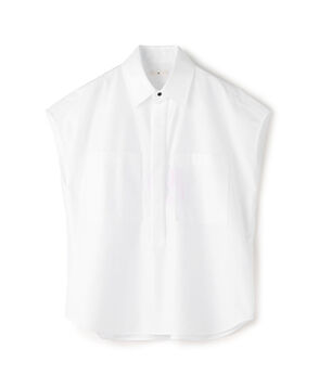 コットンピケコンビ ノースリーブシャツ