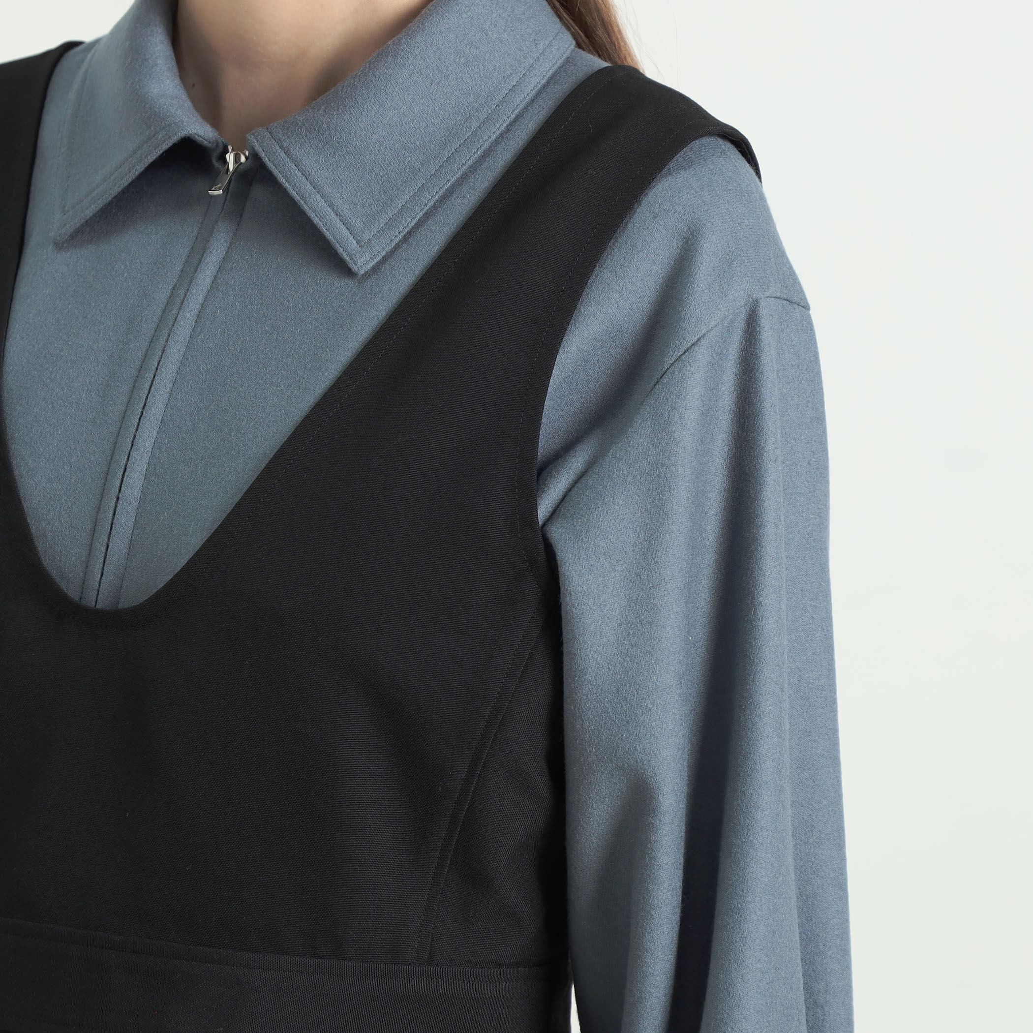 ポリエステルウール ロングベスト｜トゥモローランド 公式通販