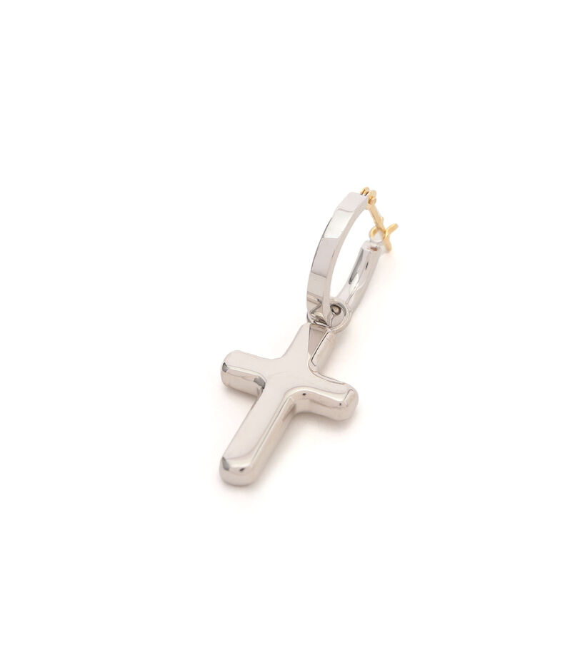 CAREERING CROSS ピアス
