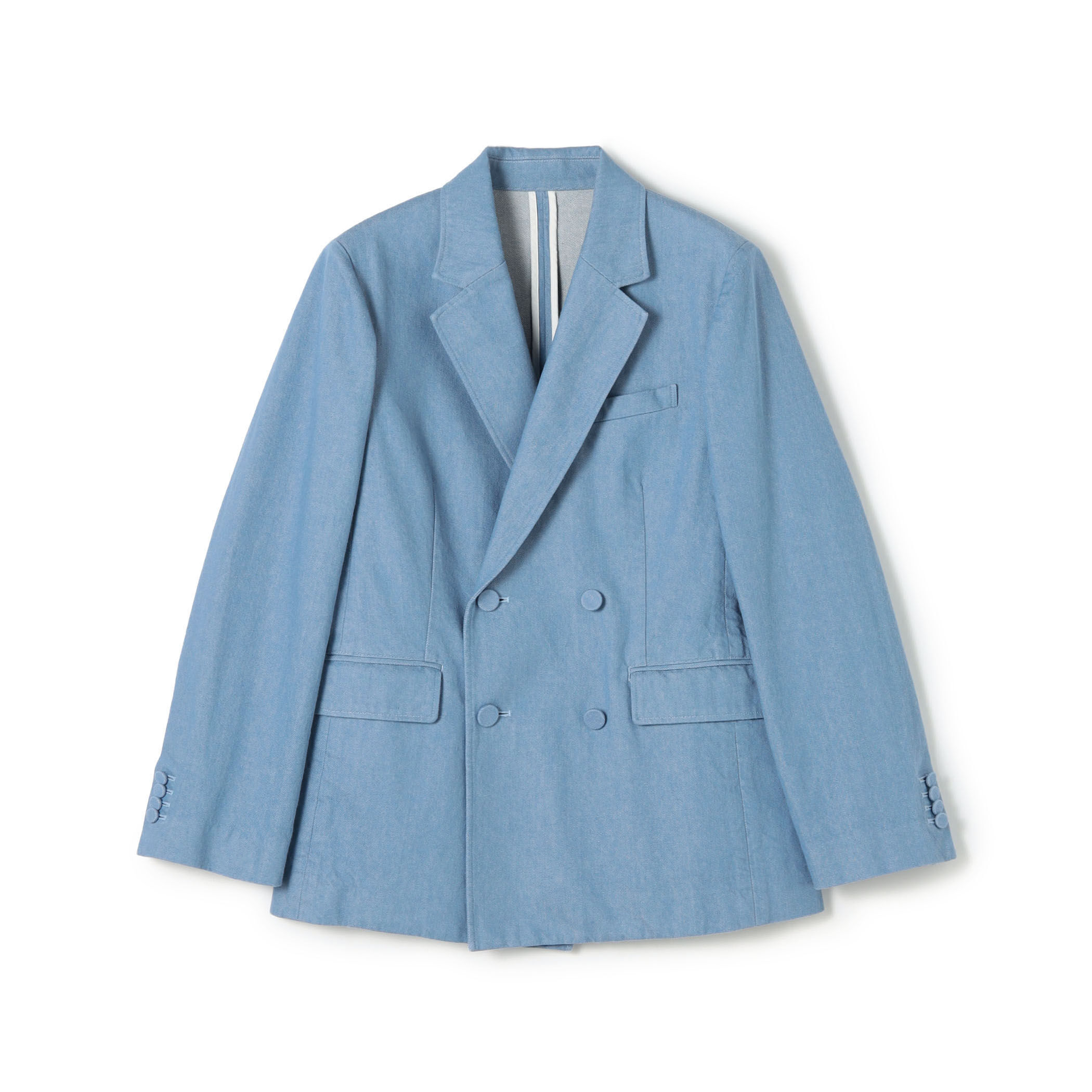 リアクティブデニム ダブルブレストジャケット｜トゥモローランド 公式通販