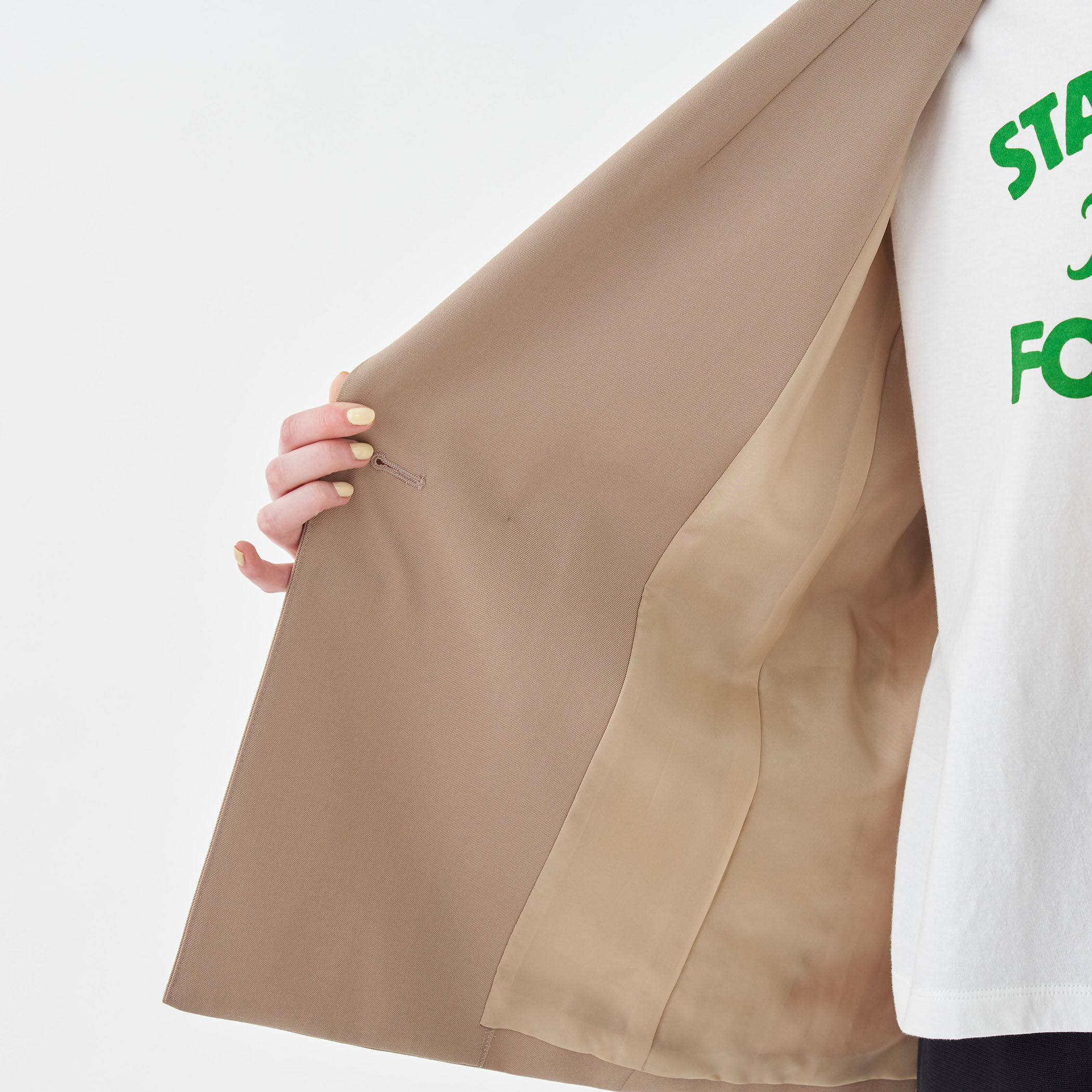 ウールギャバジン ダブルブレストジャケット｜トゥモローランド 公式通販