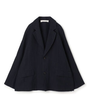 マリンカナパストライプ ラグランスリーブジャケット