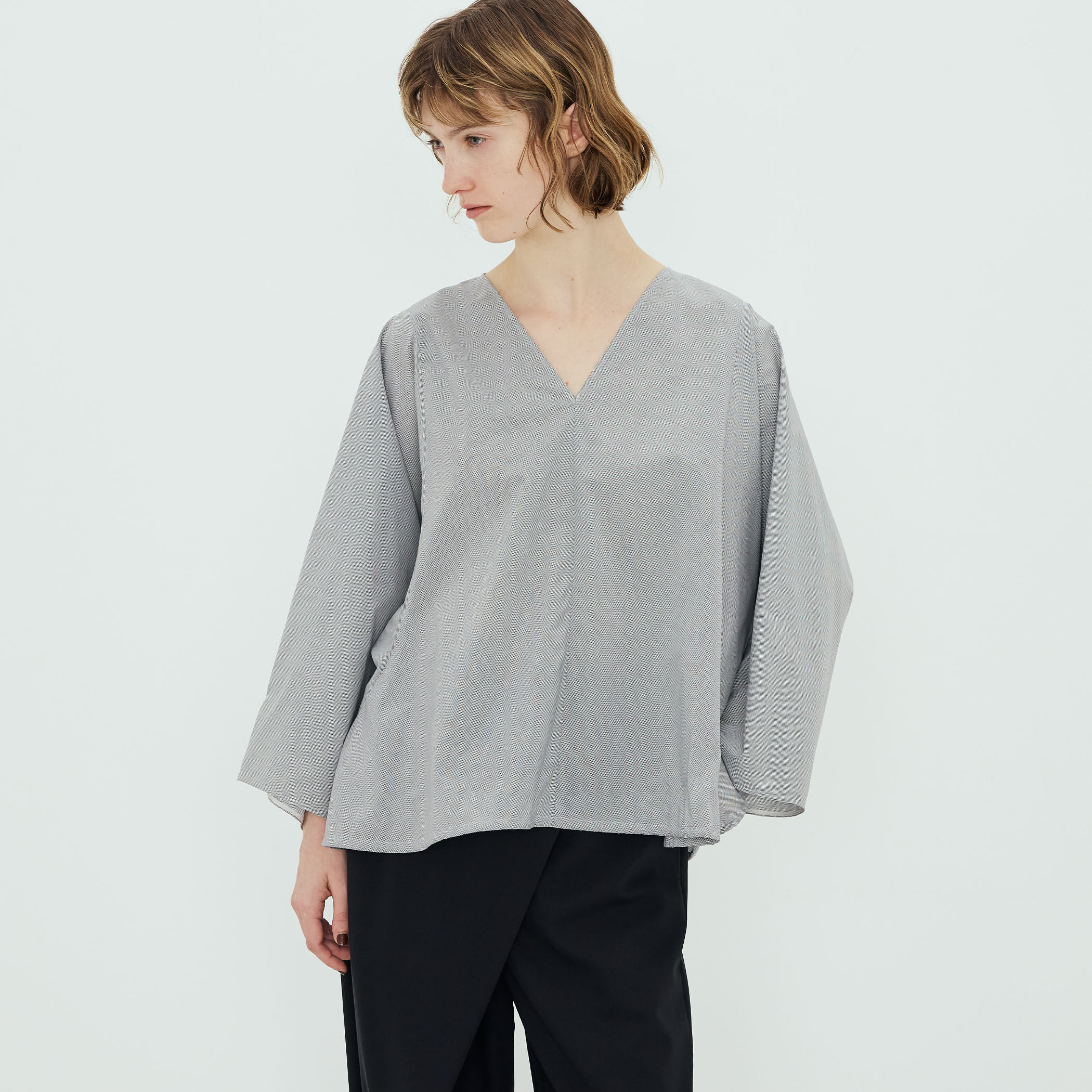 コットン ワイドプルオーバーブラウス｜トゥモローランド 公式通販