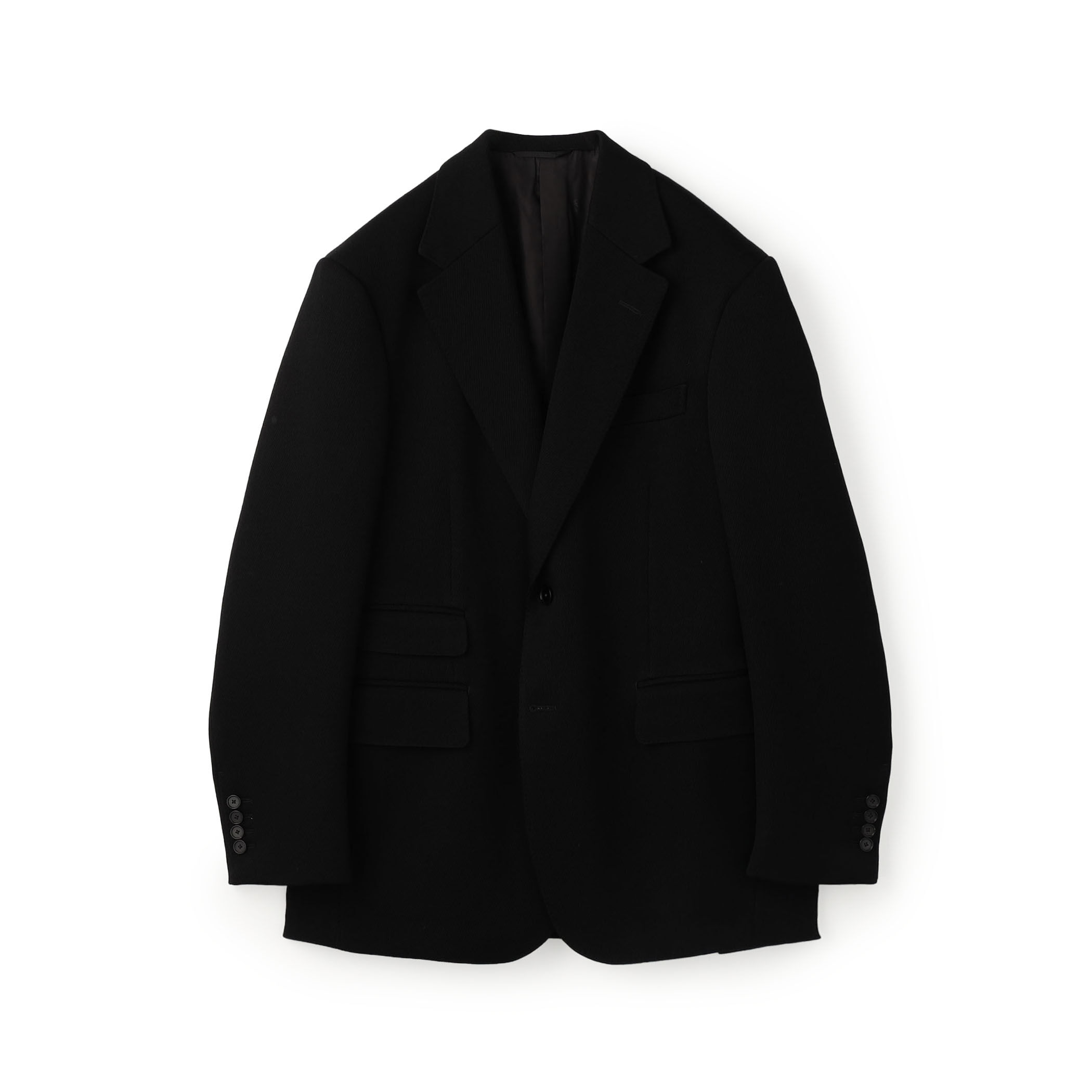 ウールキャバリーツイル シングルブレステッド2Bジャケット