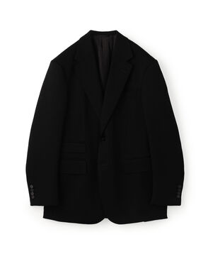 ウールキャバリーツイル シングルブレステッド2Bジャケット セットアップ対応