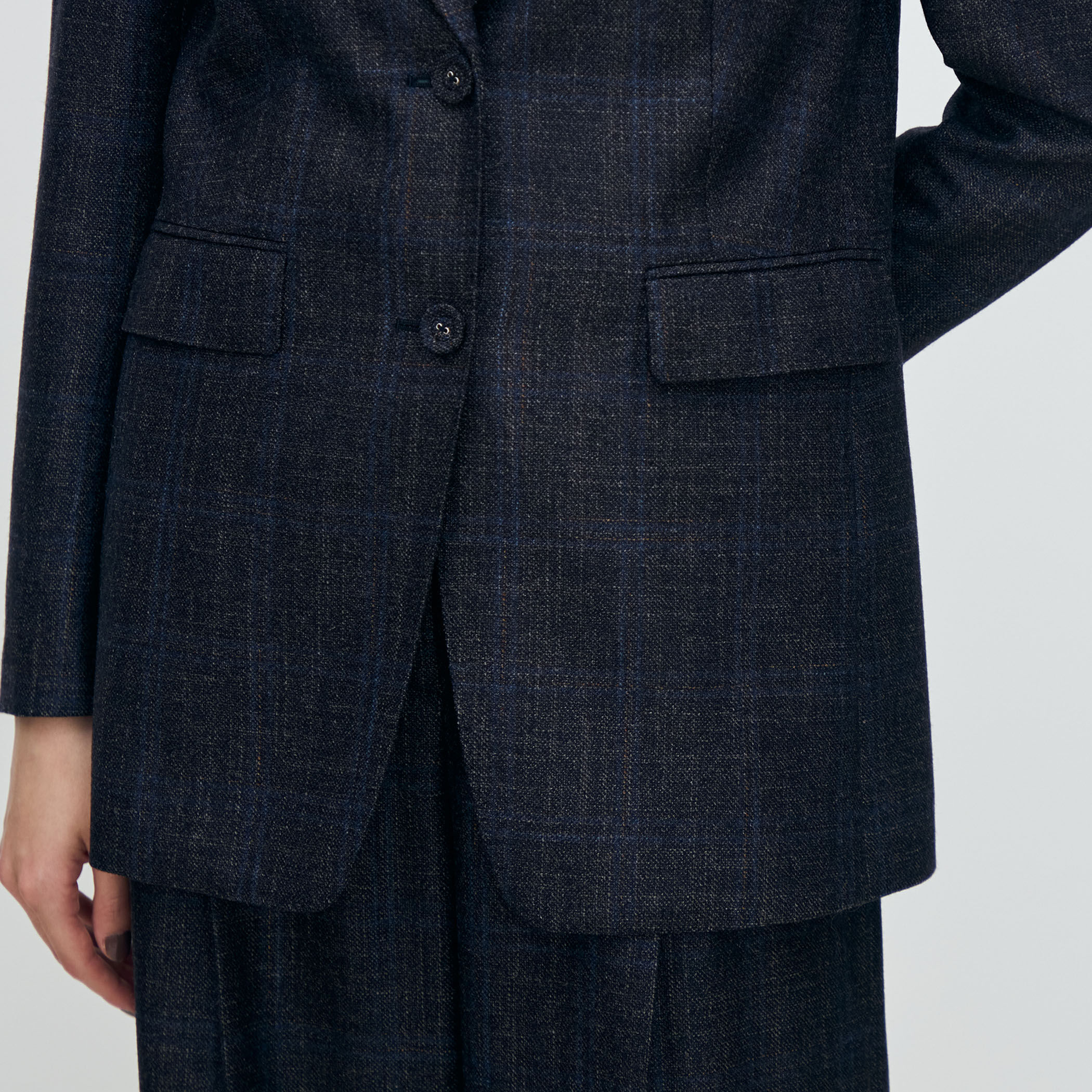 SILK AIR PANE シングル2Bジャケット｜トゥモローランド 公式通販