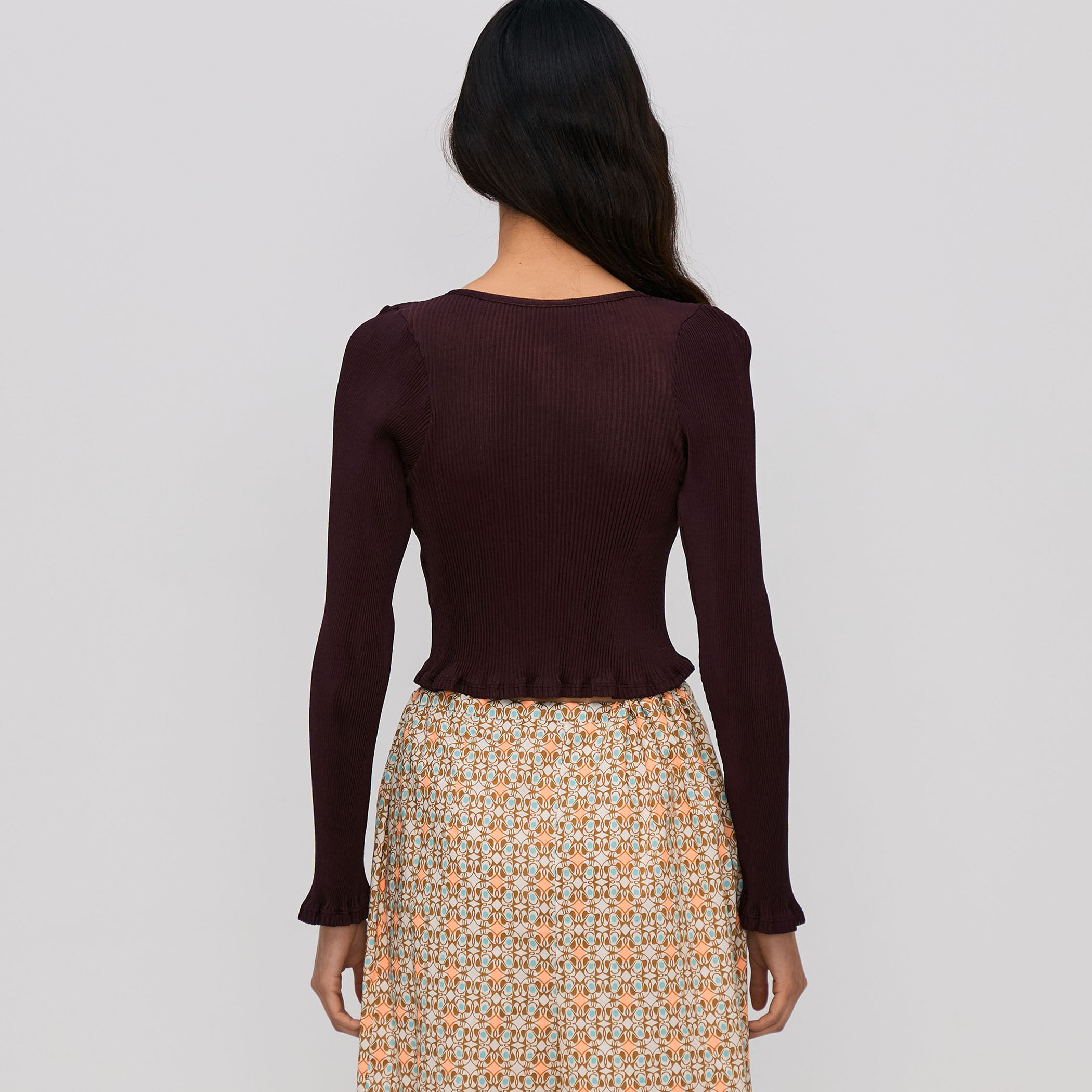 プリーツコットン ショートカーディガン｜トゥモローランド 公式通販