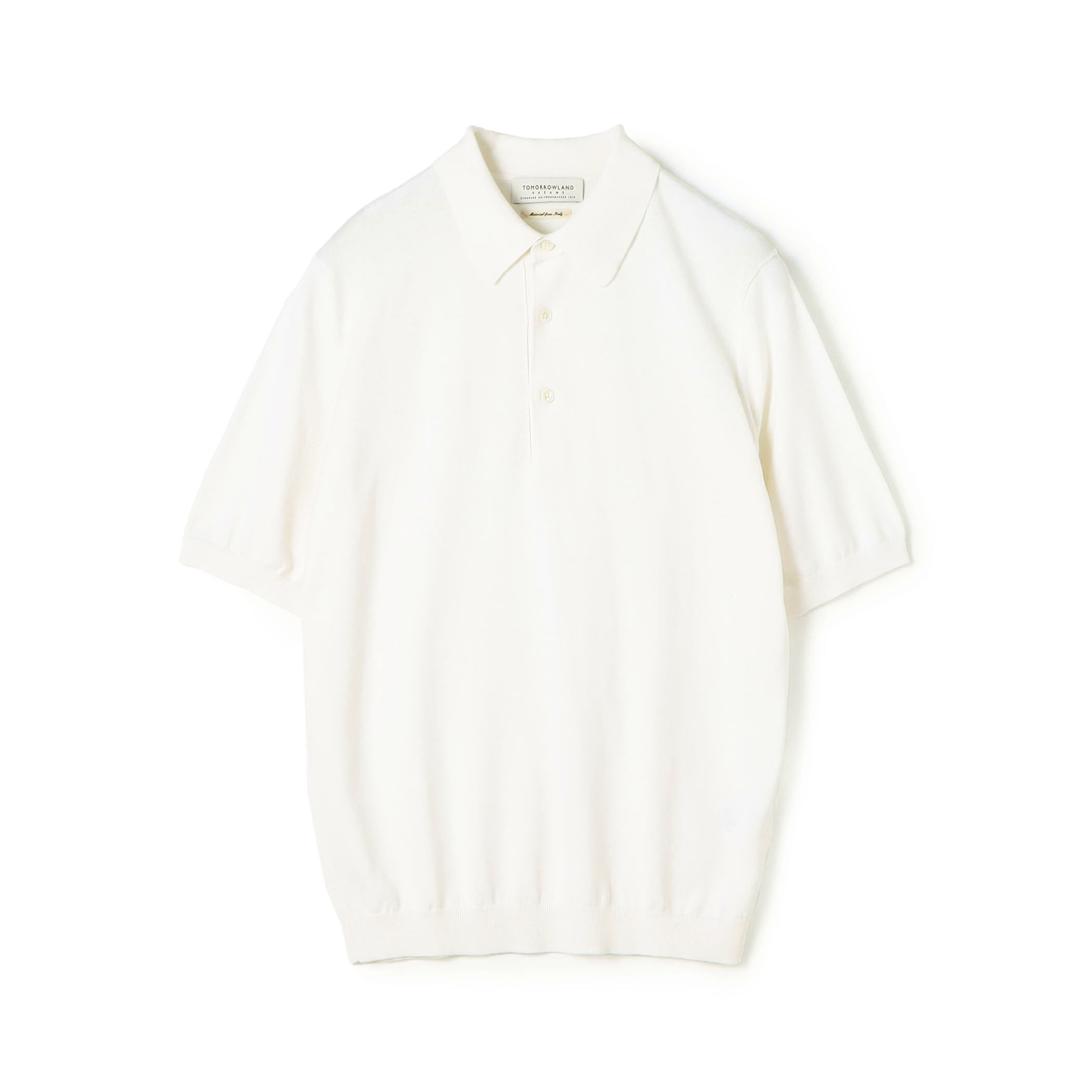□シルクコットン ニットポロシャツ SESIA｜トゥモローランド