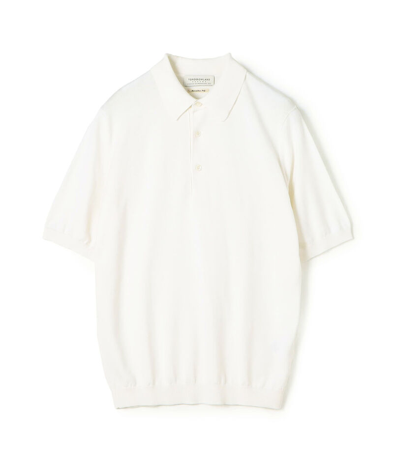 ■シルクコットン ニットポロシャツ SESIA