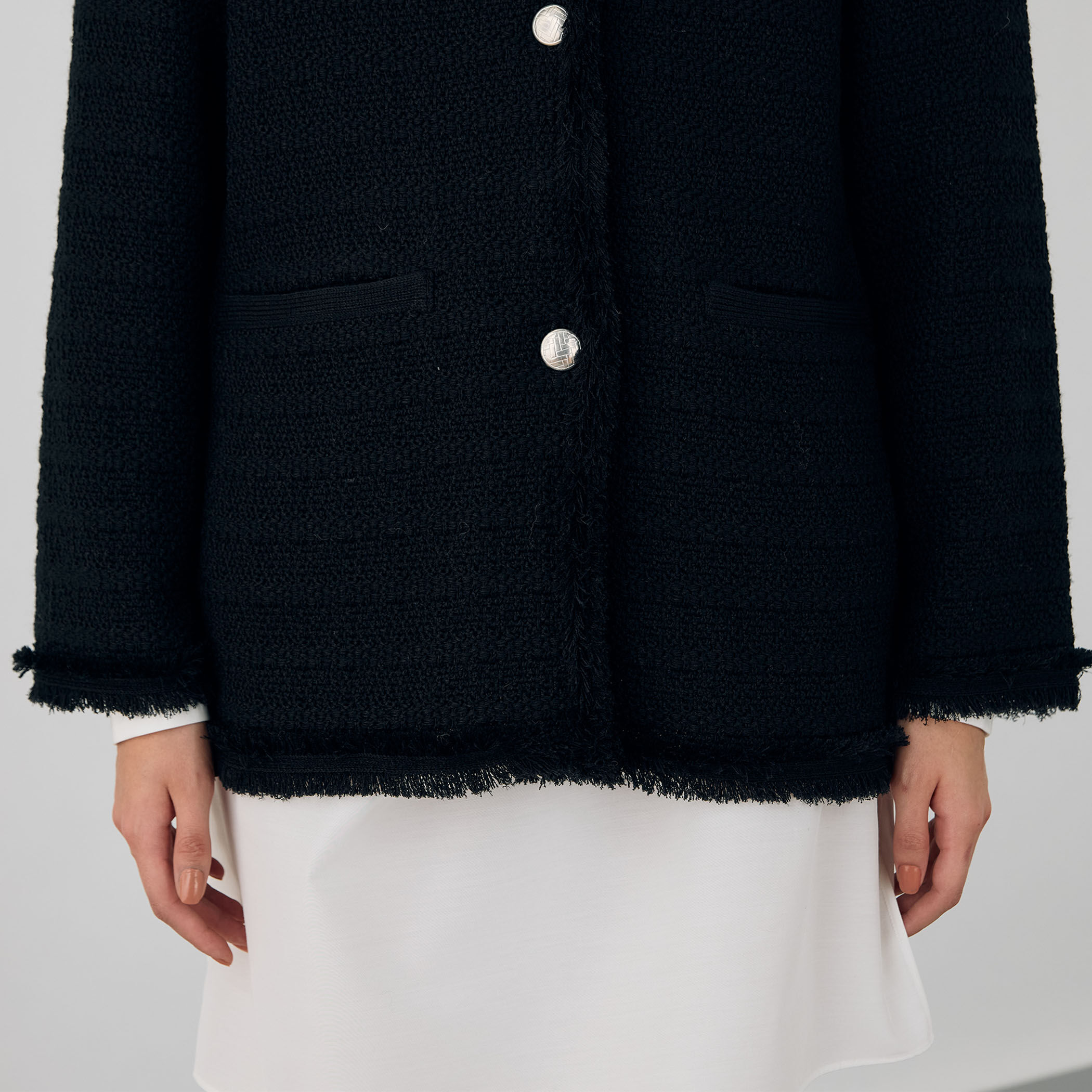 タックパターン クルーネックジャケット｜トゥモローランド 公式通販