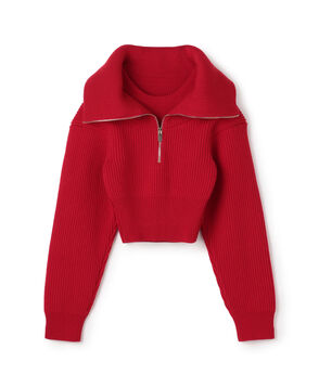 JACQUEMUS LA MAILLE RISOUL ハーフジップニット
