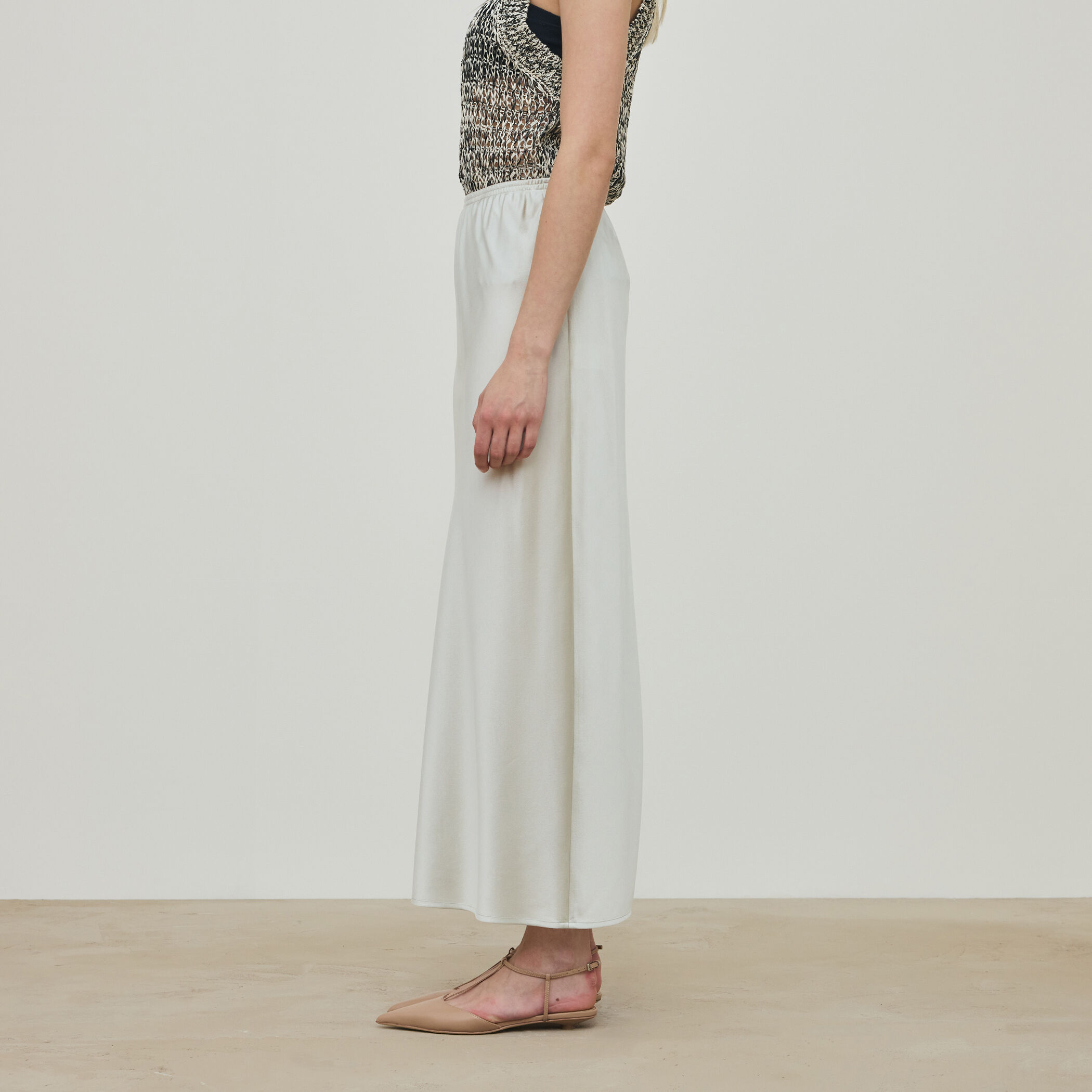 【香美様用】 シルクストレッチサテン エラスティックストレートスカート