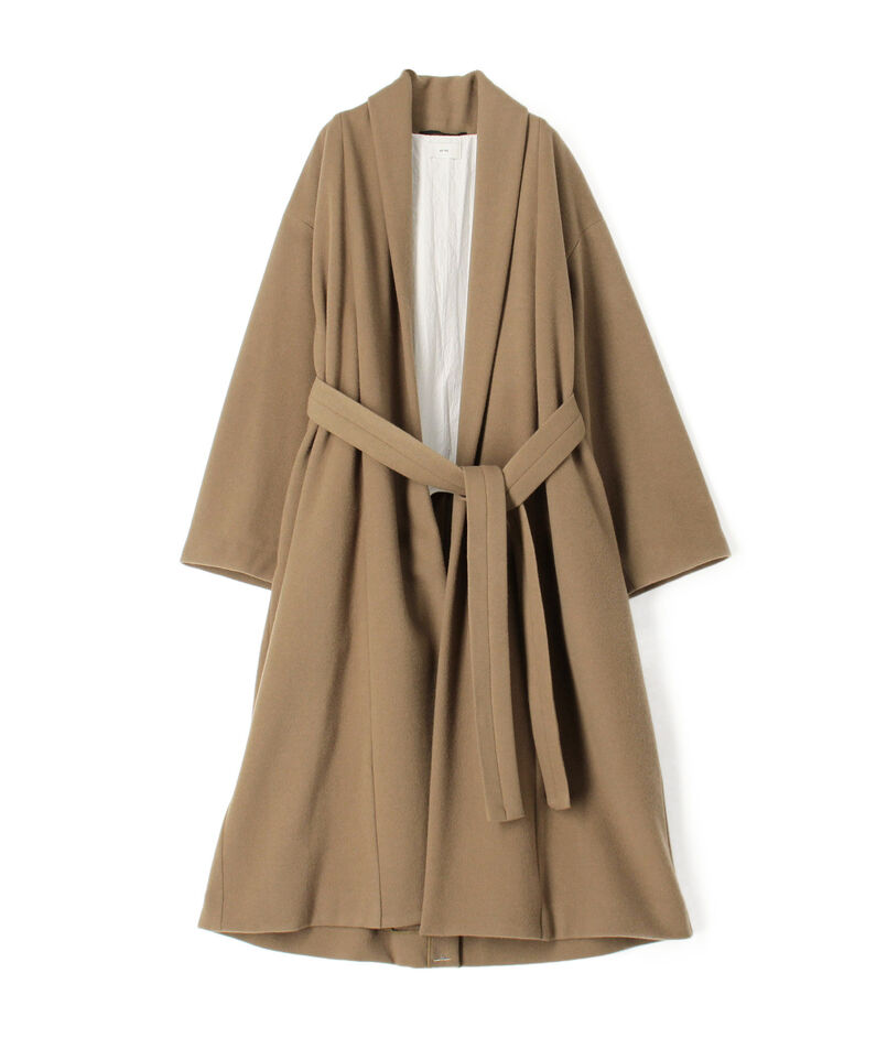 ■【別注】ATON GOWN HEAVY ROYAL FLEECE コート