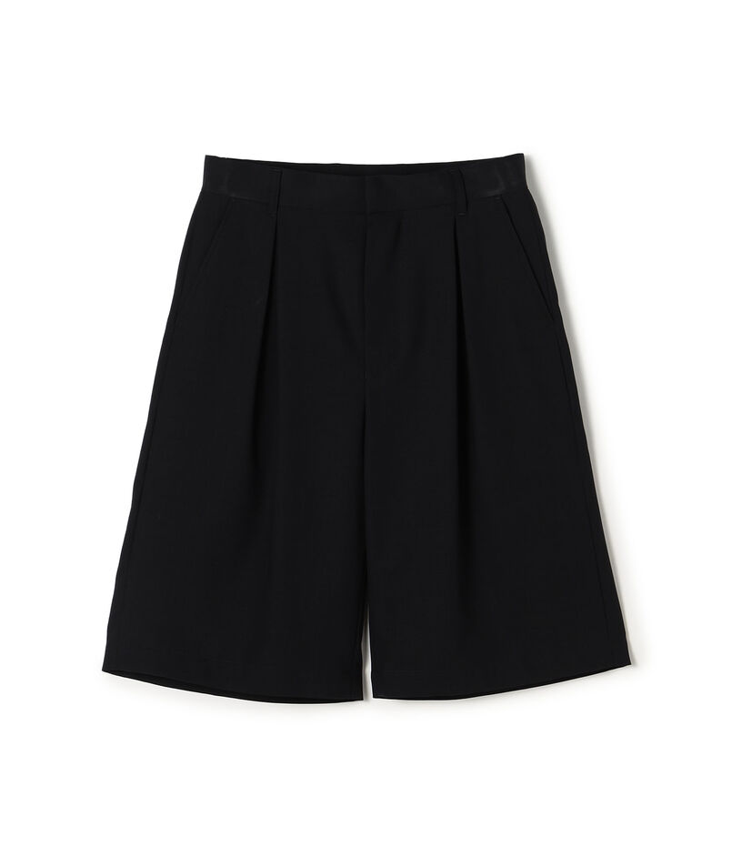 HYKE WOOL SIDE TUCK SHORTS タックショーツ