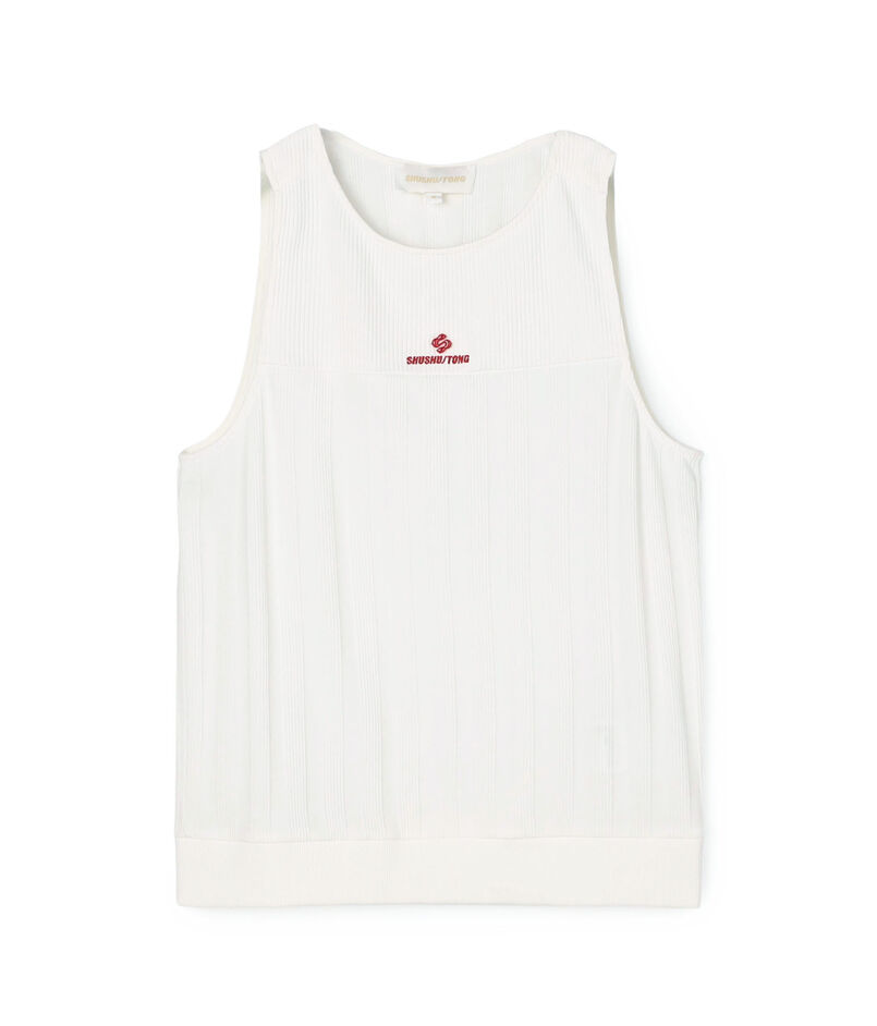 【別注】SHUSHU/TONG Logo Sleeveless Top スリーブレストップ