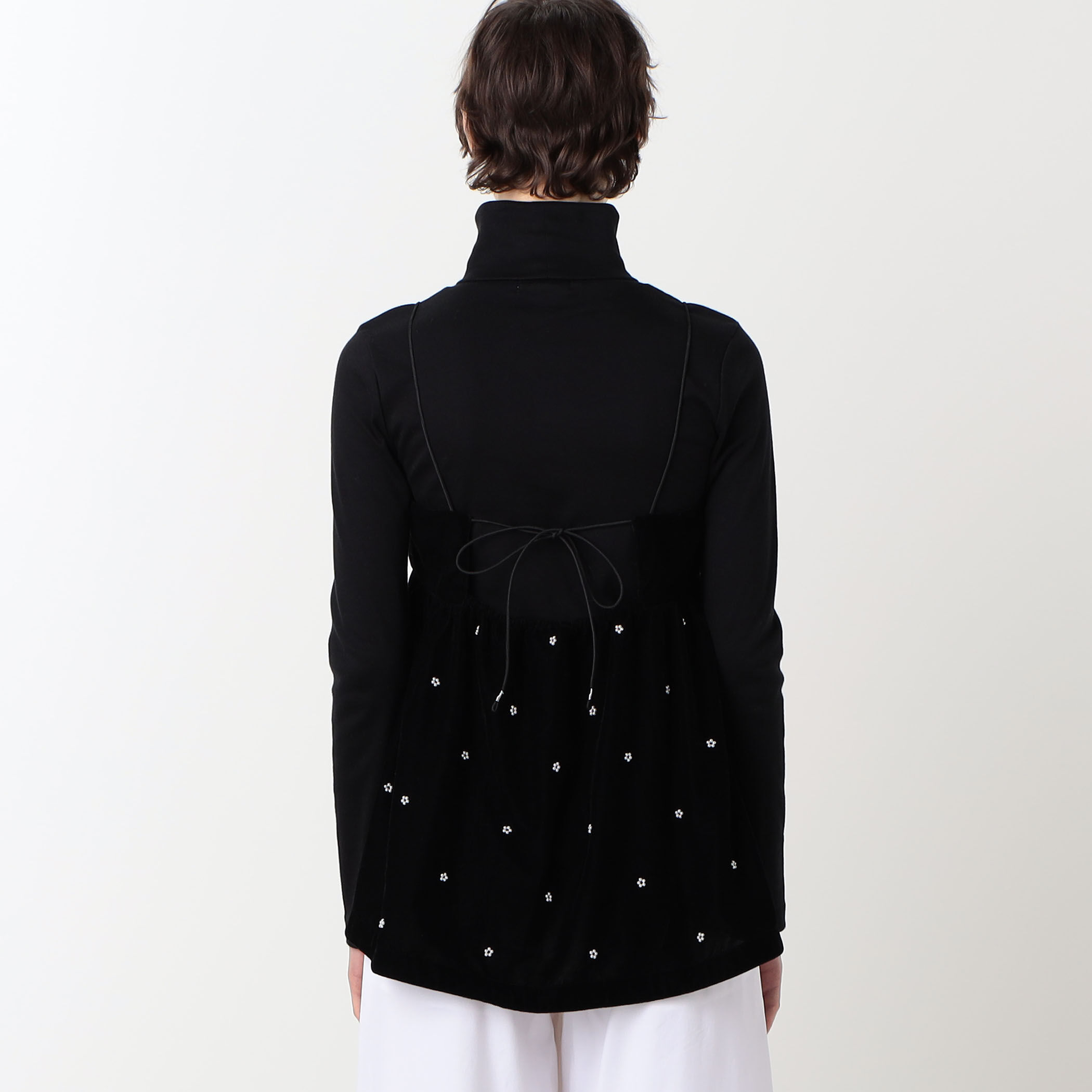 別注】ne Quittez pas BLACK VELBET PEARL トップス｜トゥモローランド