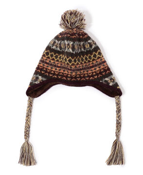 MAISON et VOYAGE フェアアイルジャガード フラップハット