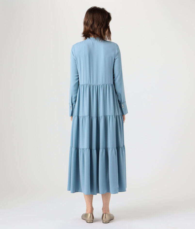 BALLSEY（ボールジィ）の「ハイカウントサテン ティアードワンピース（ワンピース）」 - WEAR