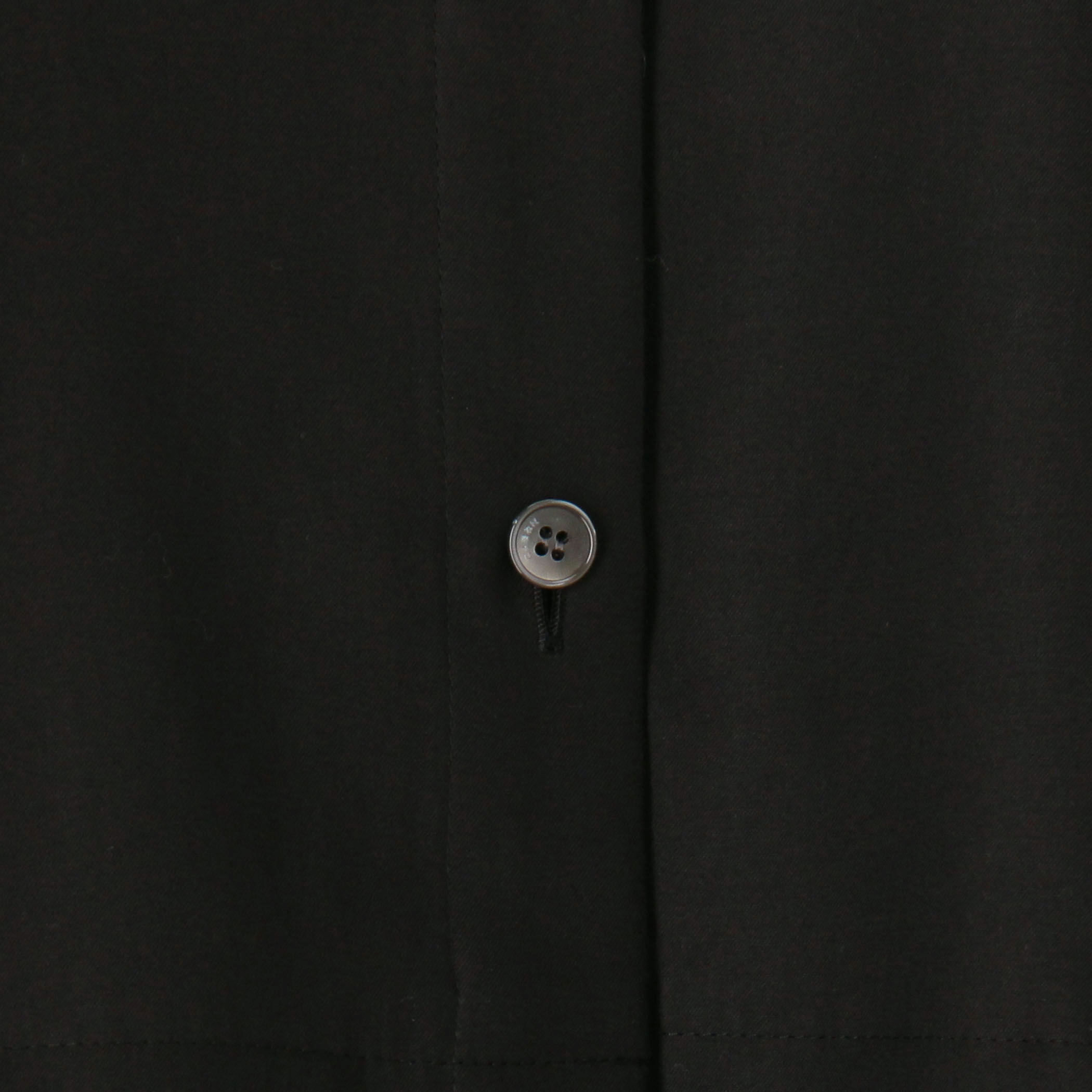 タイプライターダブルクロス アシンメトリックフリルロングスリーブ