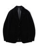 ウォッシュドベルベット シングルブレステッド 2Bジャケット PONTOGLIO