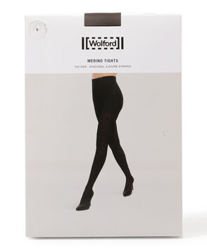Wolford MERINO TIGHTS ジャカードタイツ