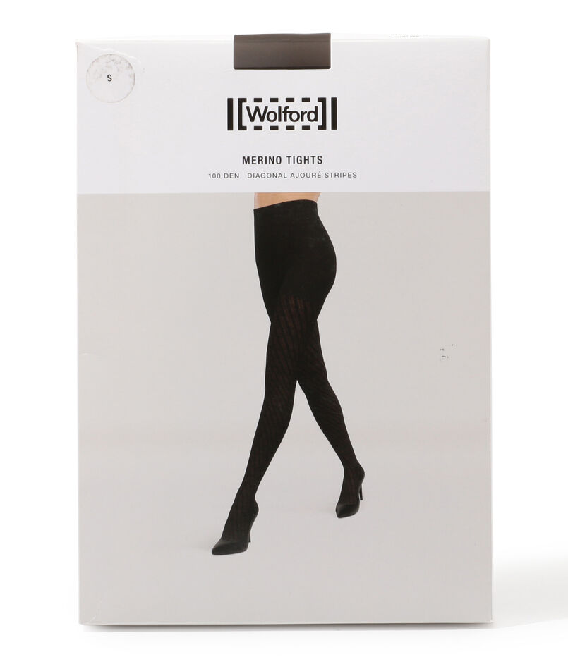 Wolford MERINO TIGHTS ジャカードタイツ
