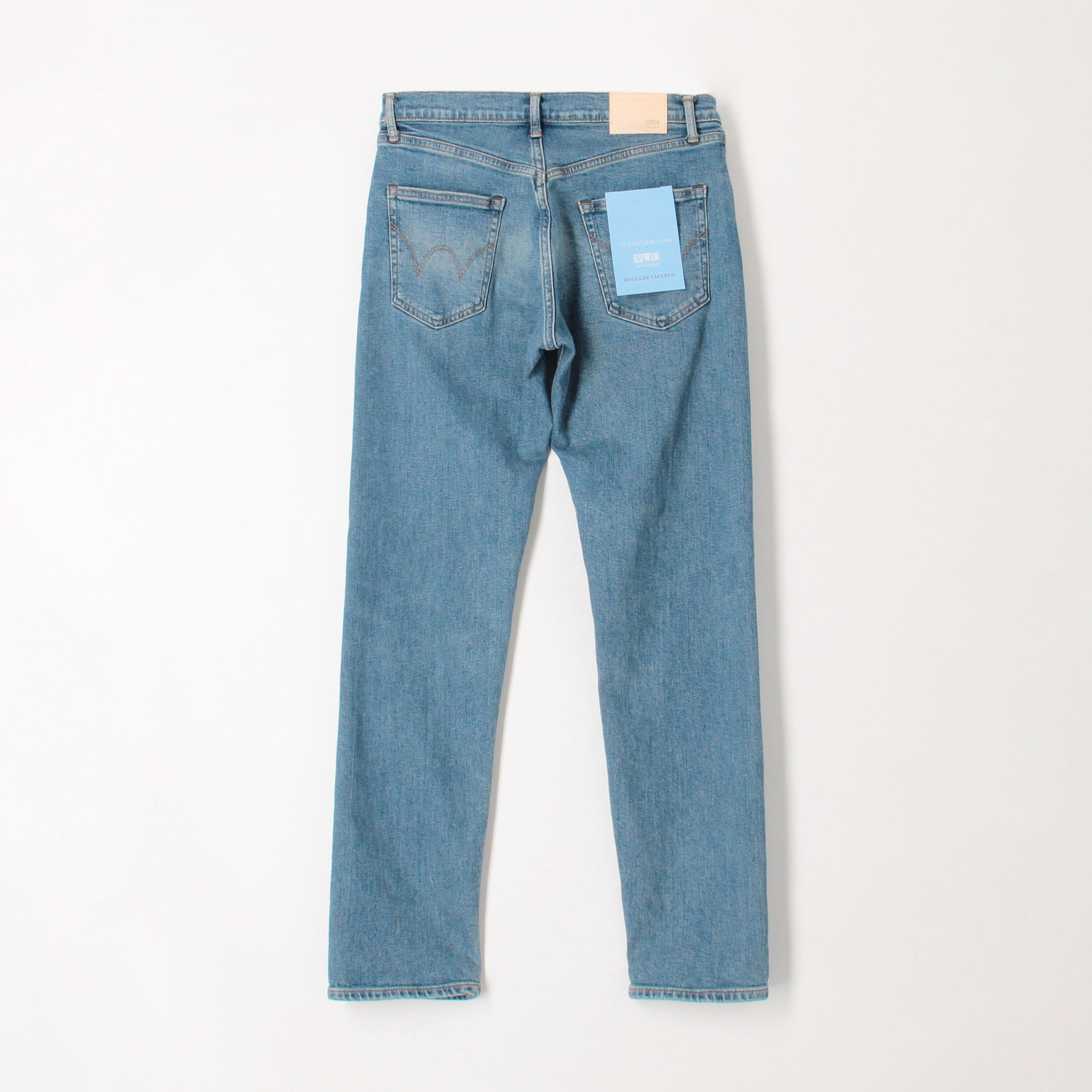別注】EDWIN REGULAR TAPPERD USED デニムパンツ｜トゥモローランド