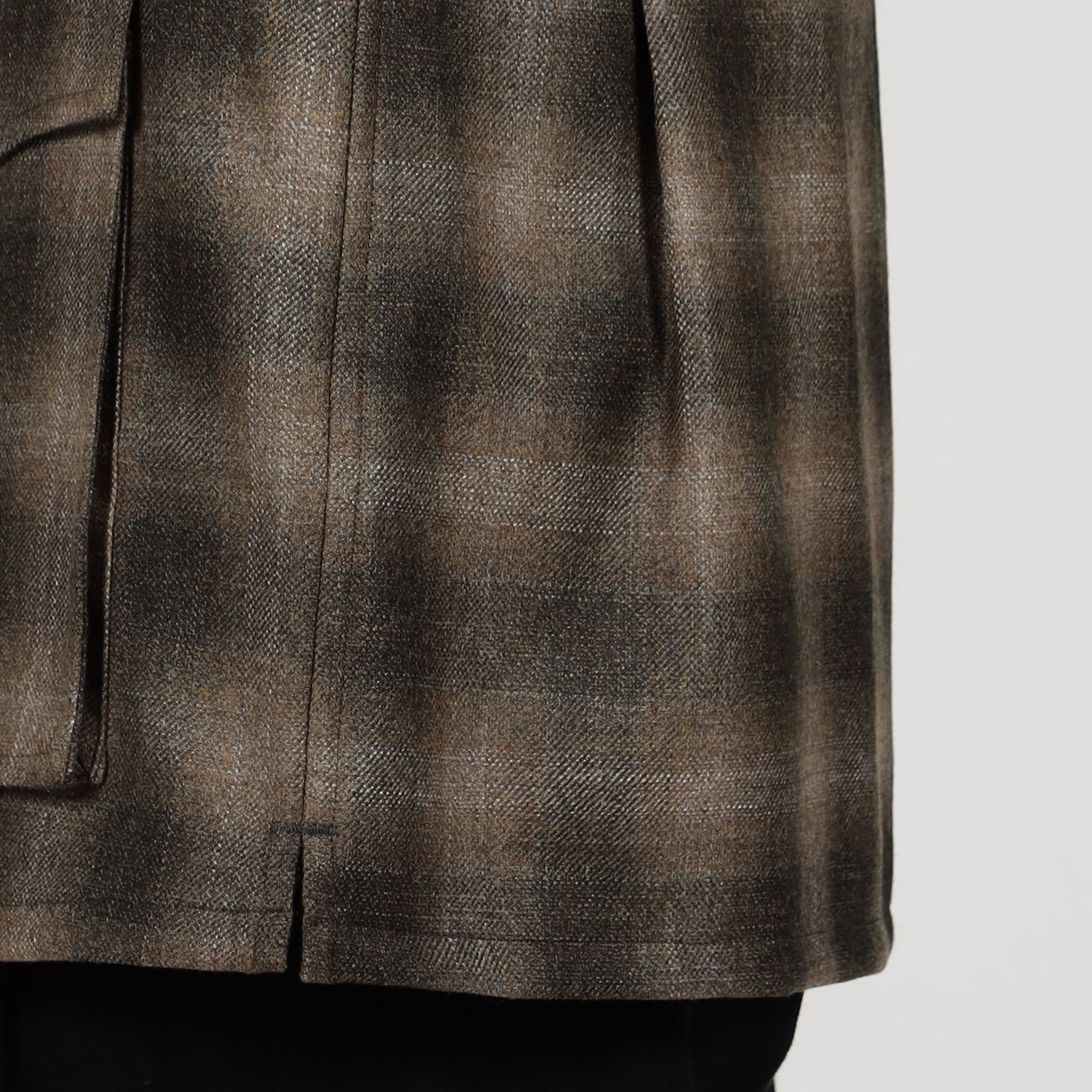 ウールカシミヤシルク ダブルポケット シャツジャケット SILKAIR LORO