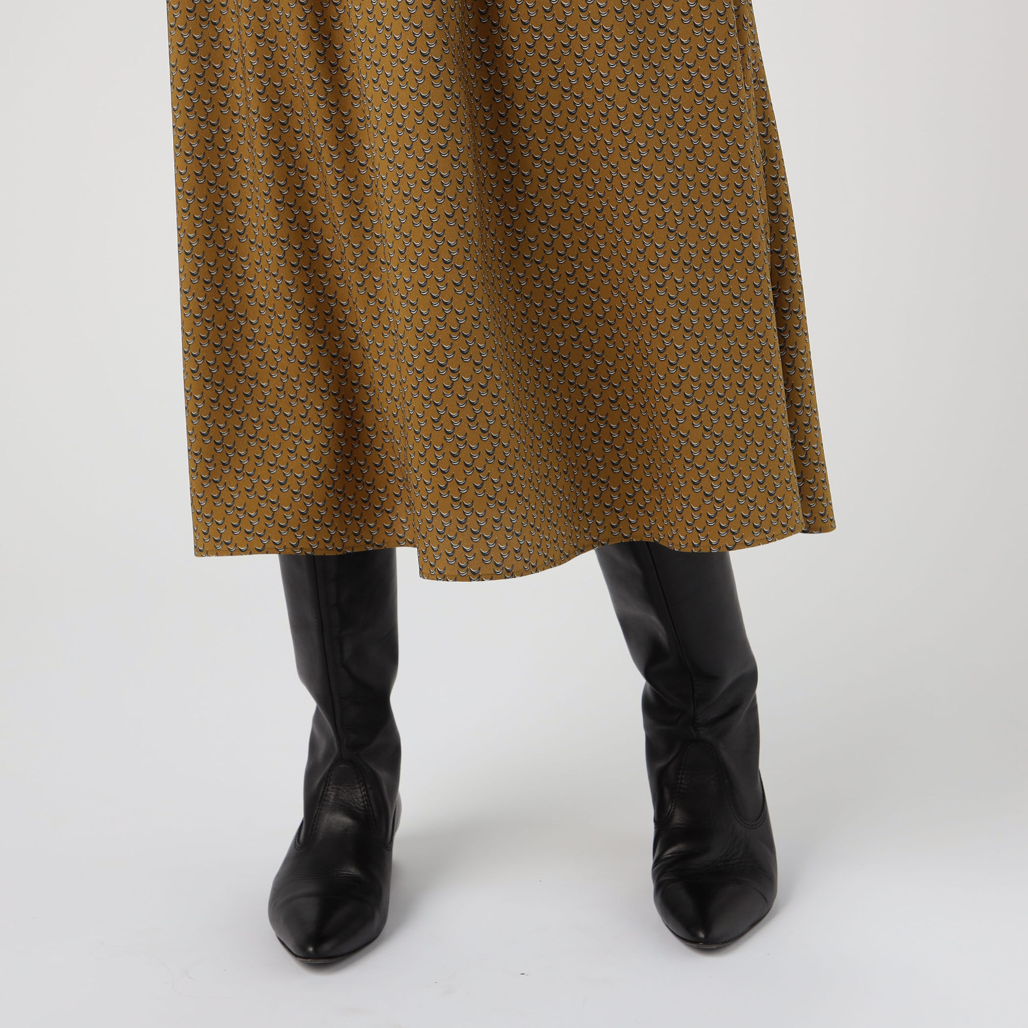 Ballsy クレセントムーンプリント ボウタイワンピース 36 クレセントムーンプリント ボウタイワンピース