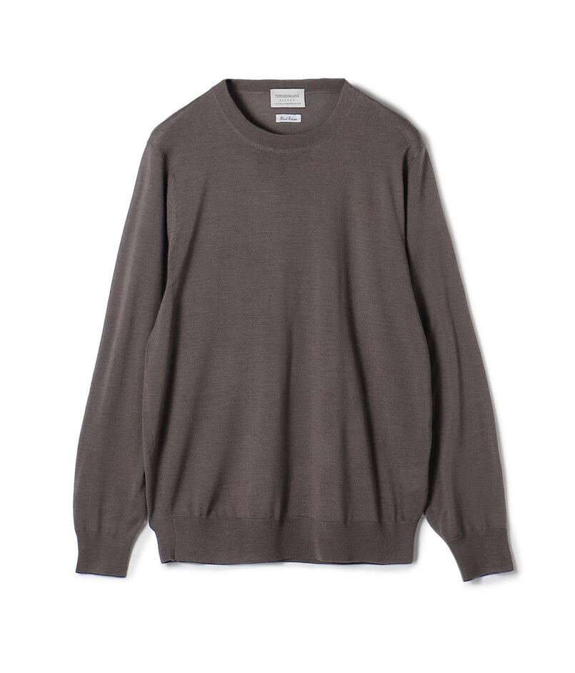TOMORROWLAND TRICOT スーパーファインメリノウール クルーネックプルオーバー S WOOL