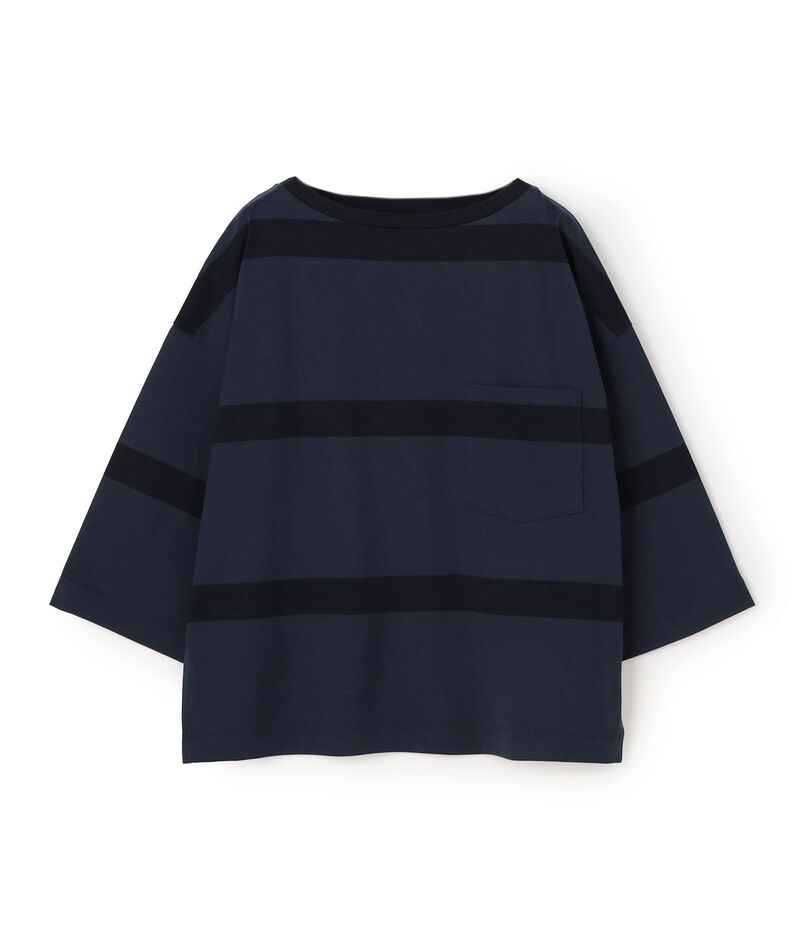 ファインコットンボーダー ビックTシャツ