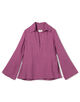 Three Graces EDIE TOP スキッパーカラー リネンシャツ