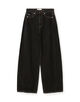 ブラックデニム バルーンパンツ