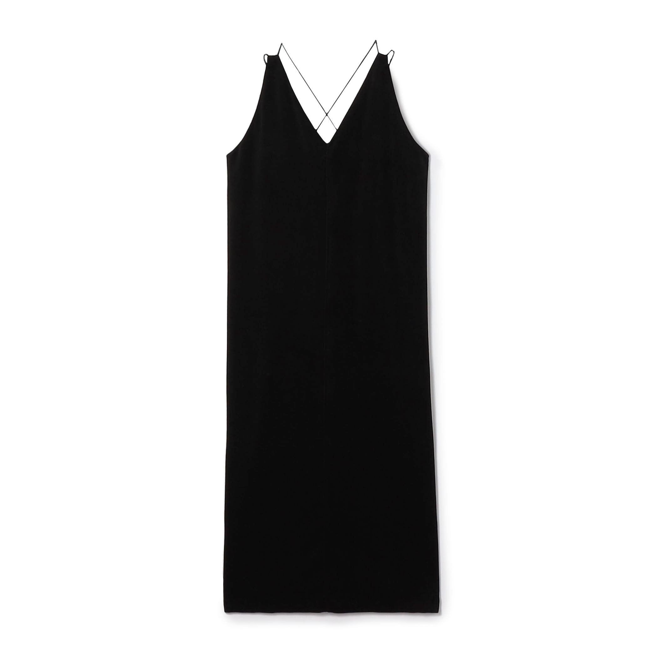 コットンポリエステルベロア キャミソールワンピース